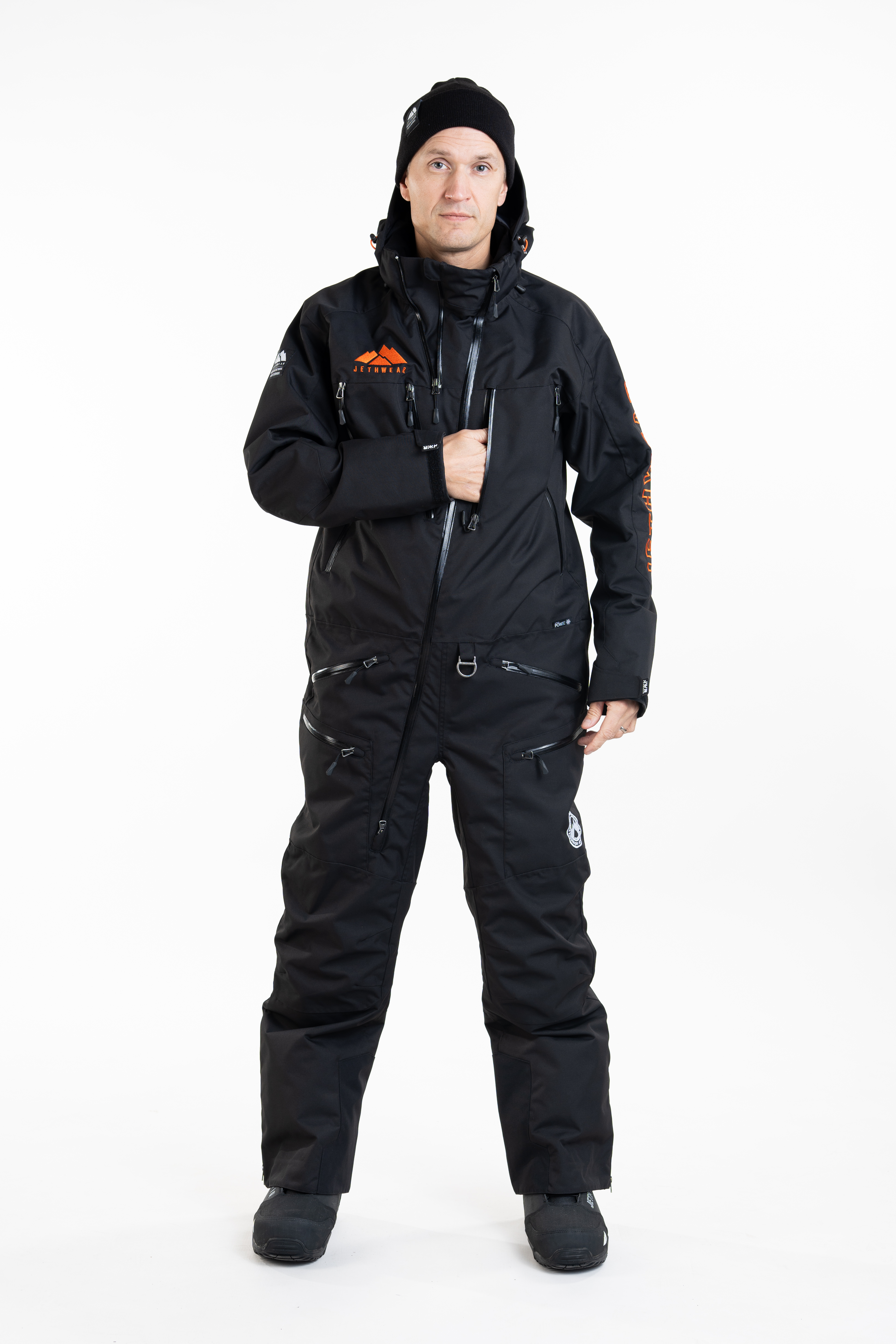 Jethwear M's The One V2 - Black / Orange - Shell - 9