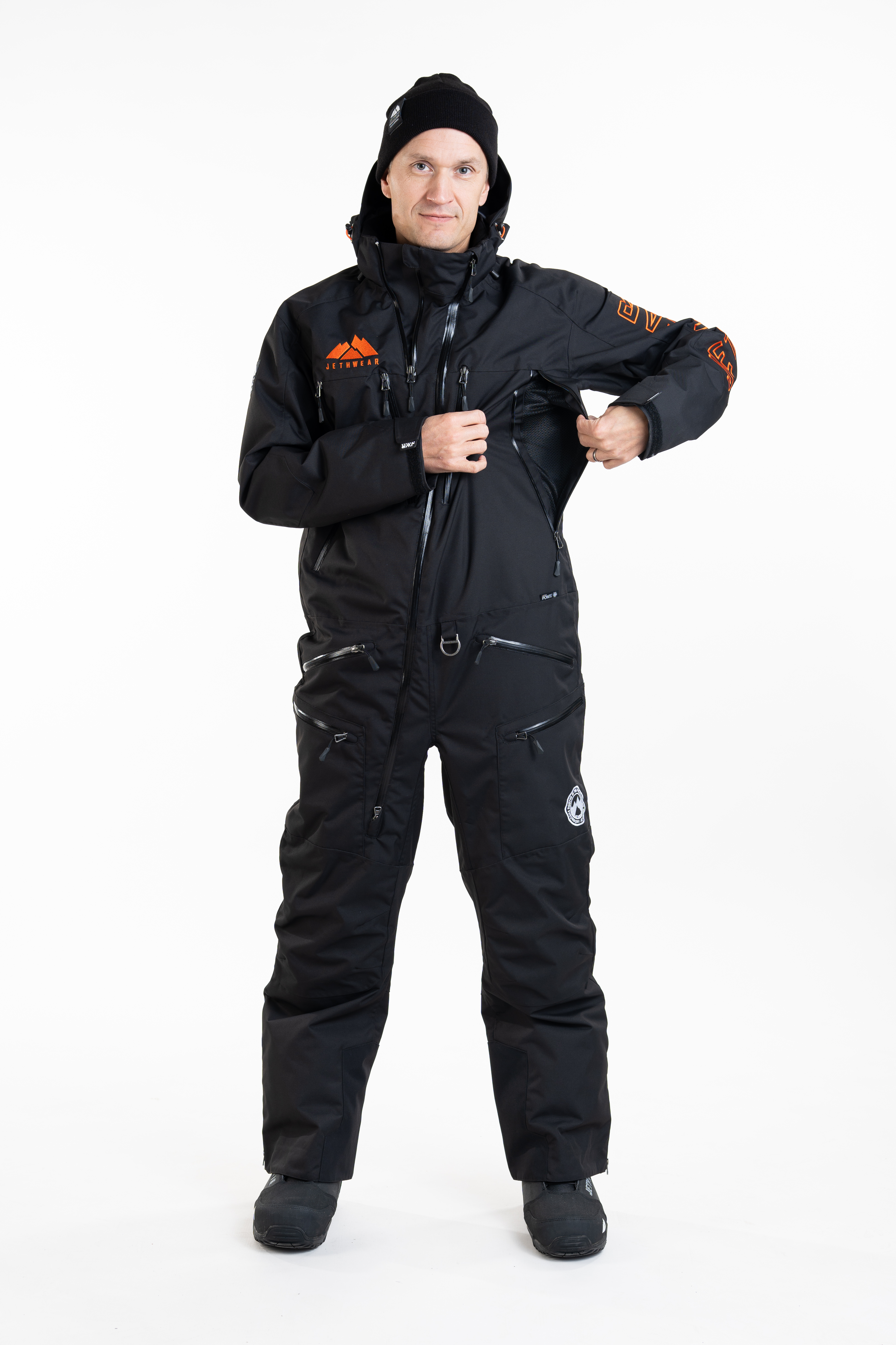 Jethwear M's The One V2 - Black / Orange - Shell - 11