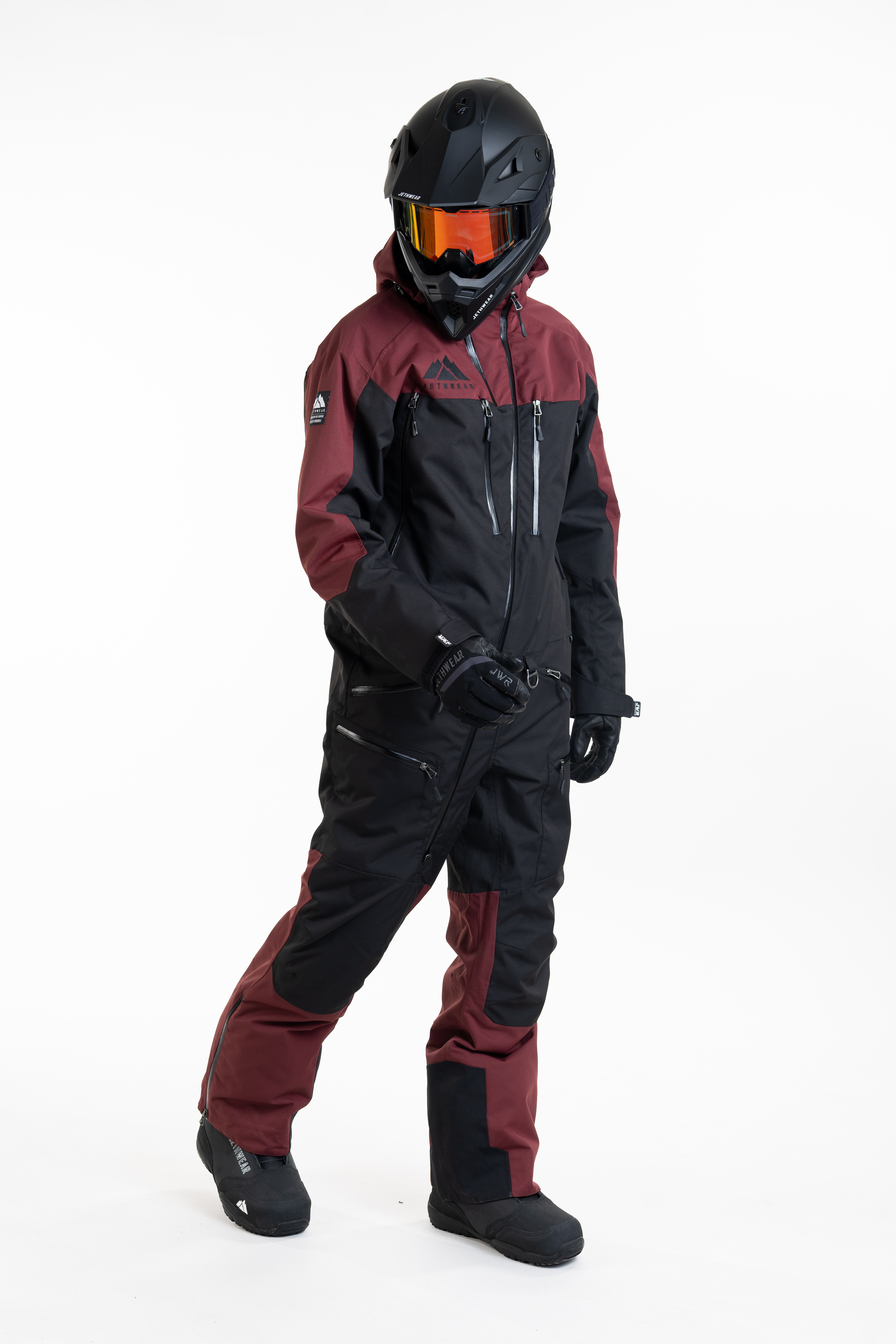 Jethwear M's The One V2 - Black / Burgundy - Shell - 6