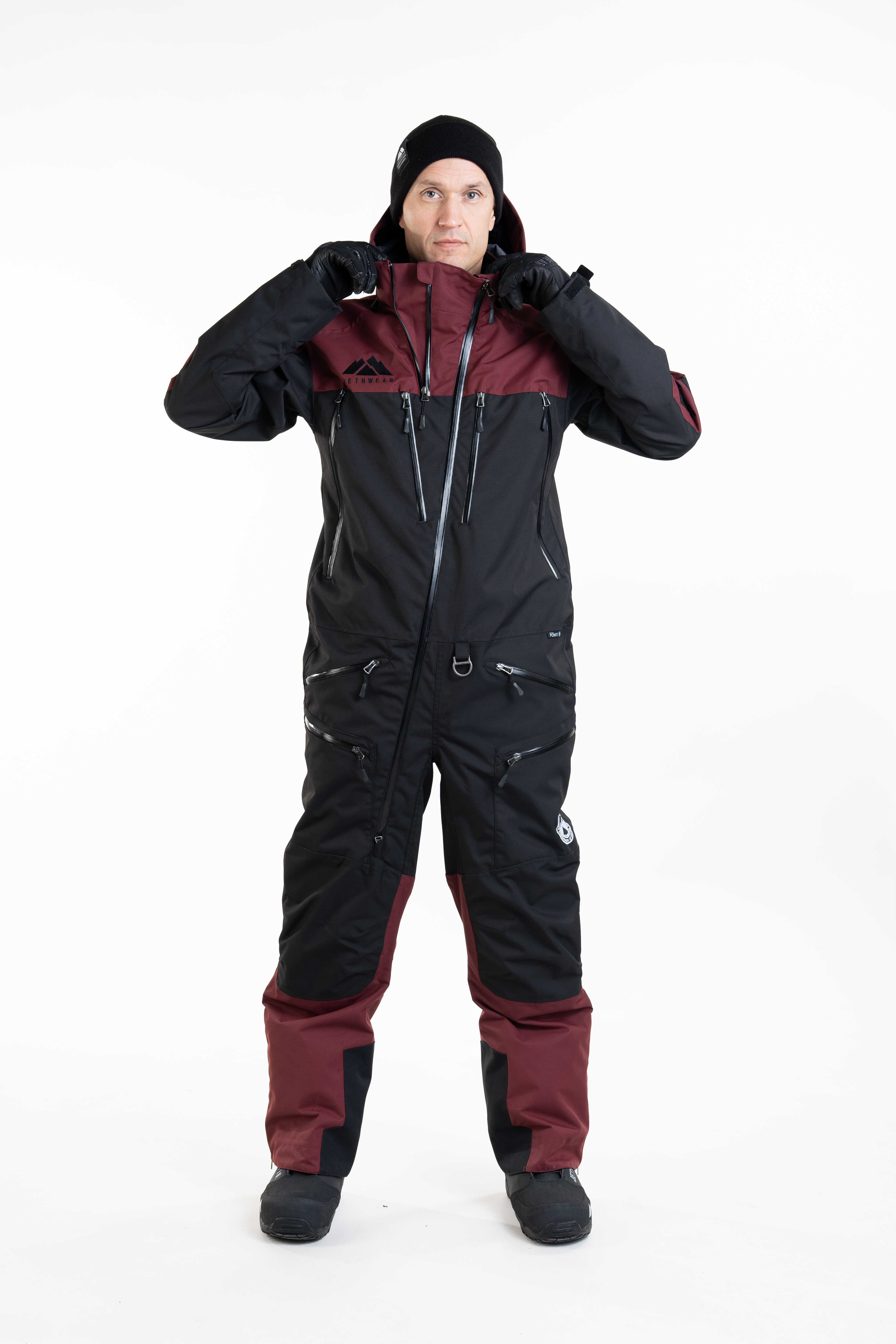 Jethwear M's The One V2 - Black / Burgundy - Shell - 11