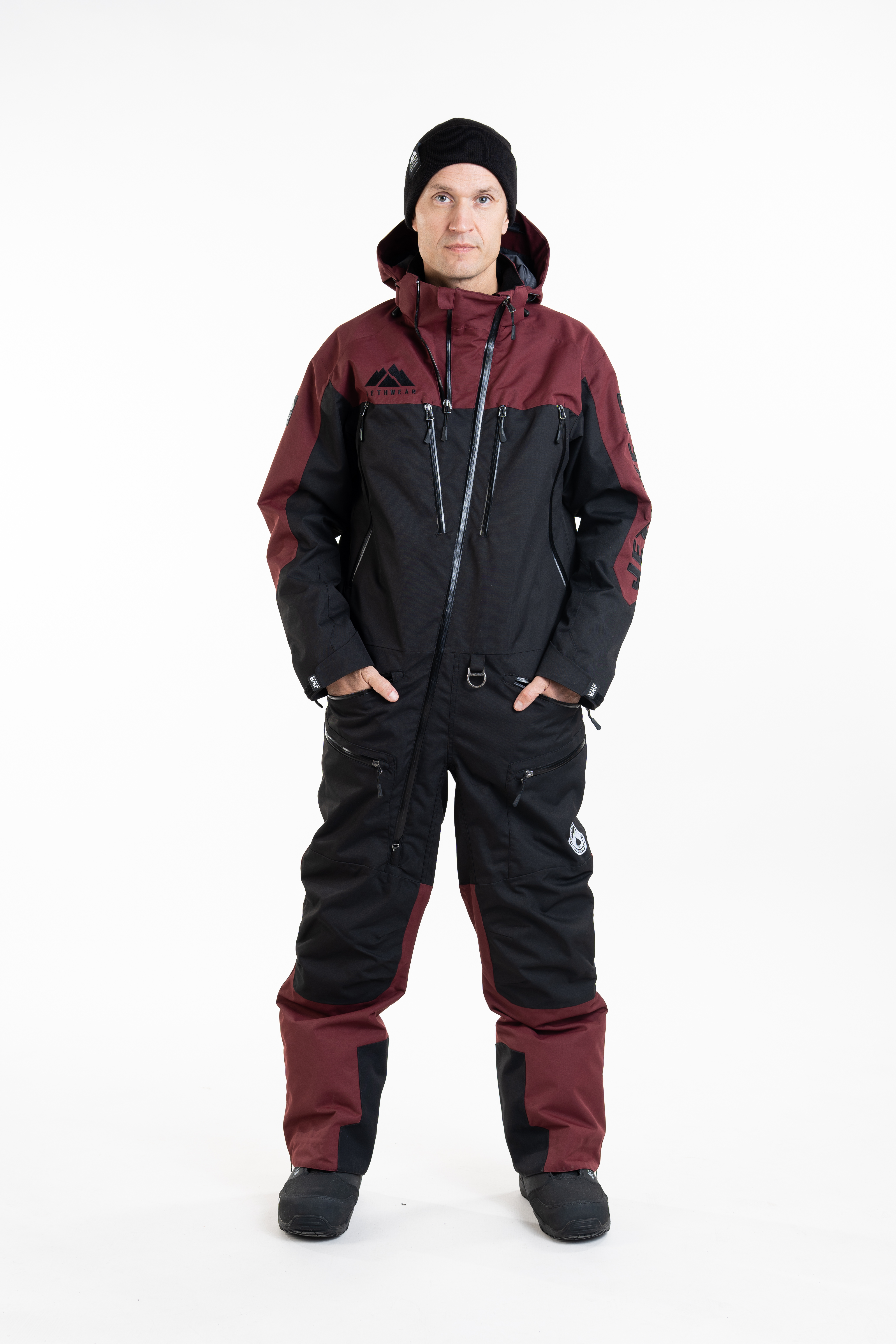 Jethwear M's The One V2 - Black / Burgundy - Shell - 14