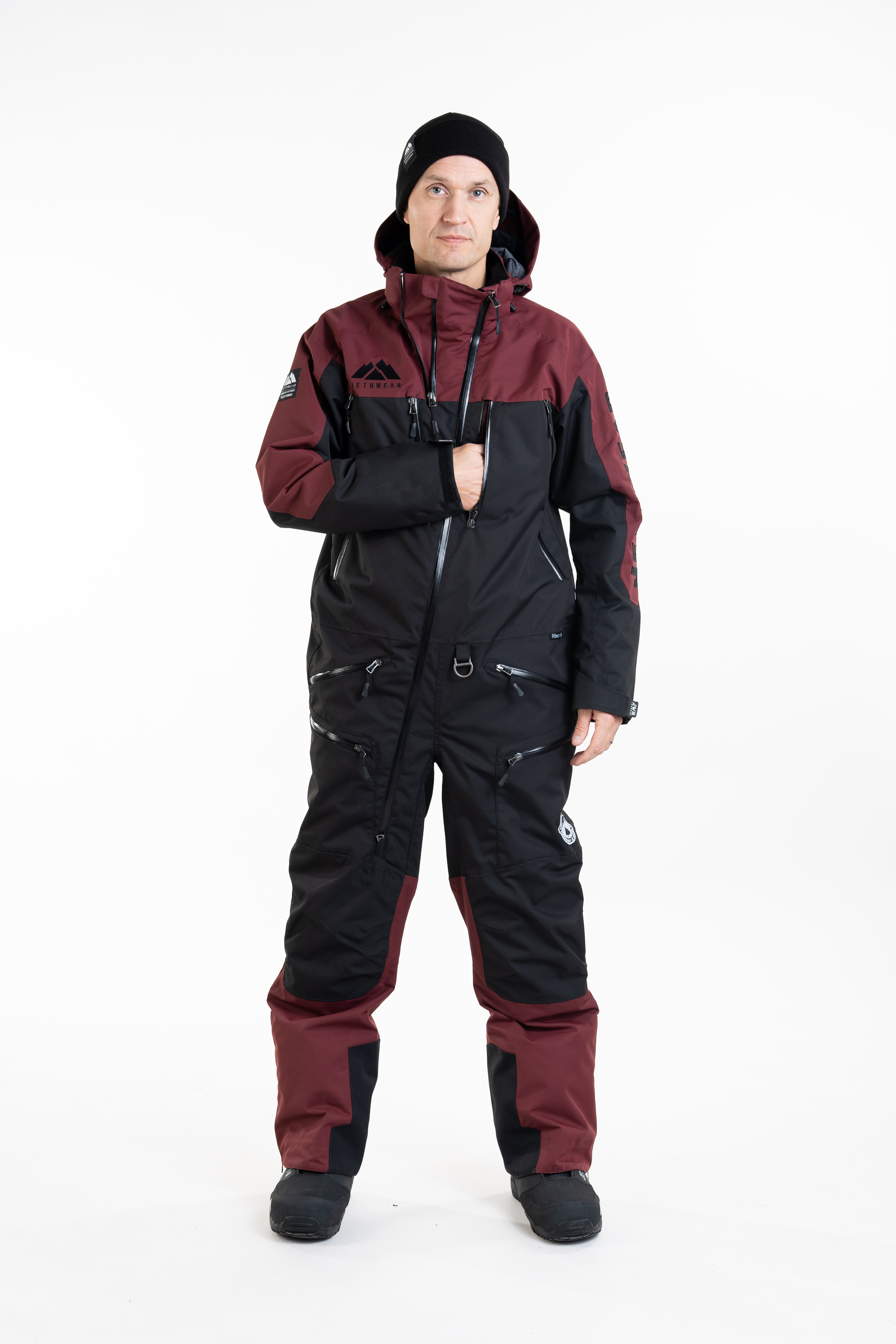 Jethwear M's The One V2 - Black / Burgundy - Shell - 12