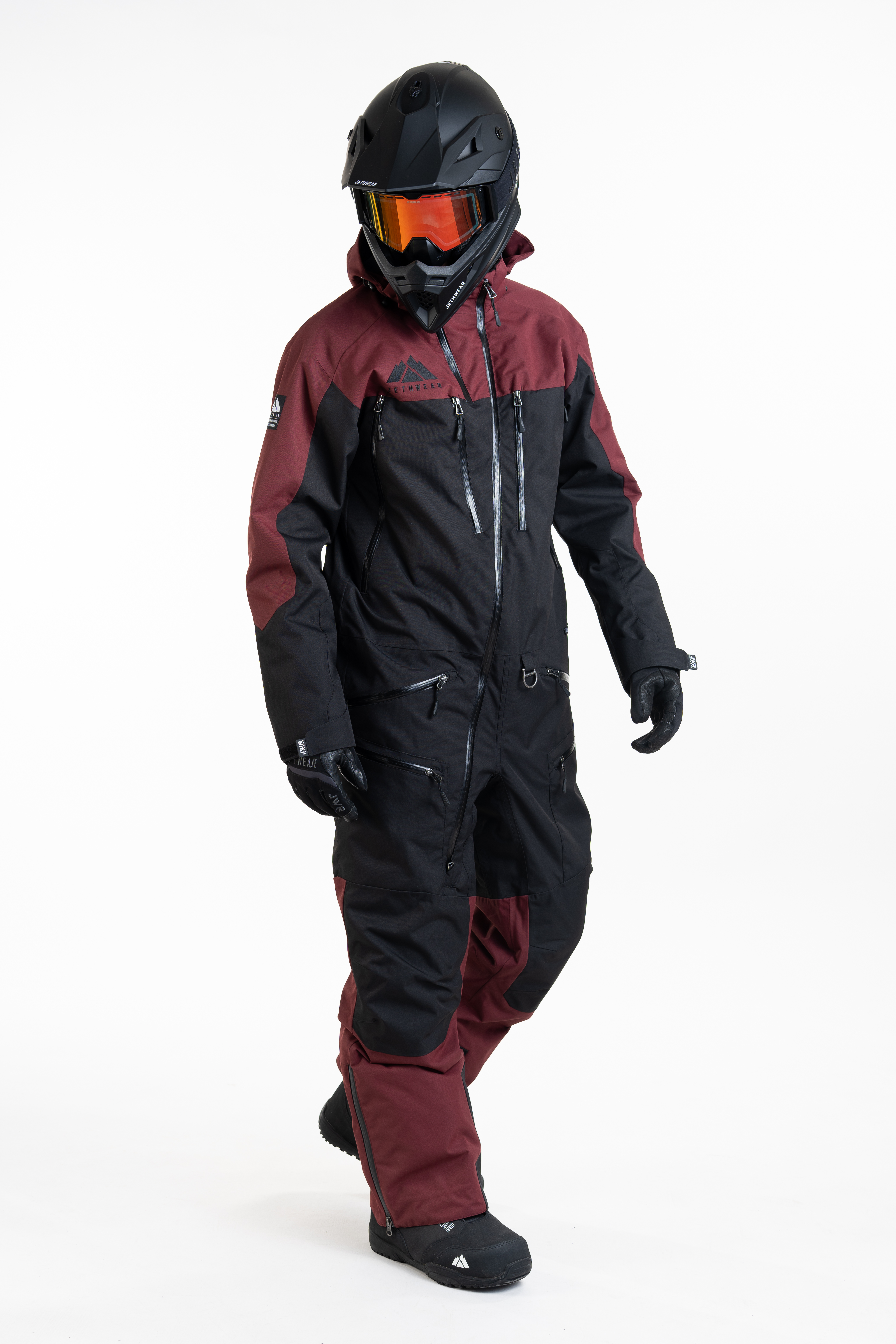 Jethwear M's The One V2 - Black / Burgundy - Shell - 7
