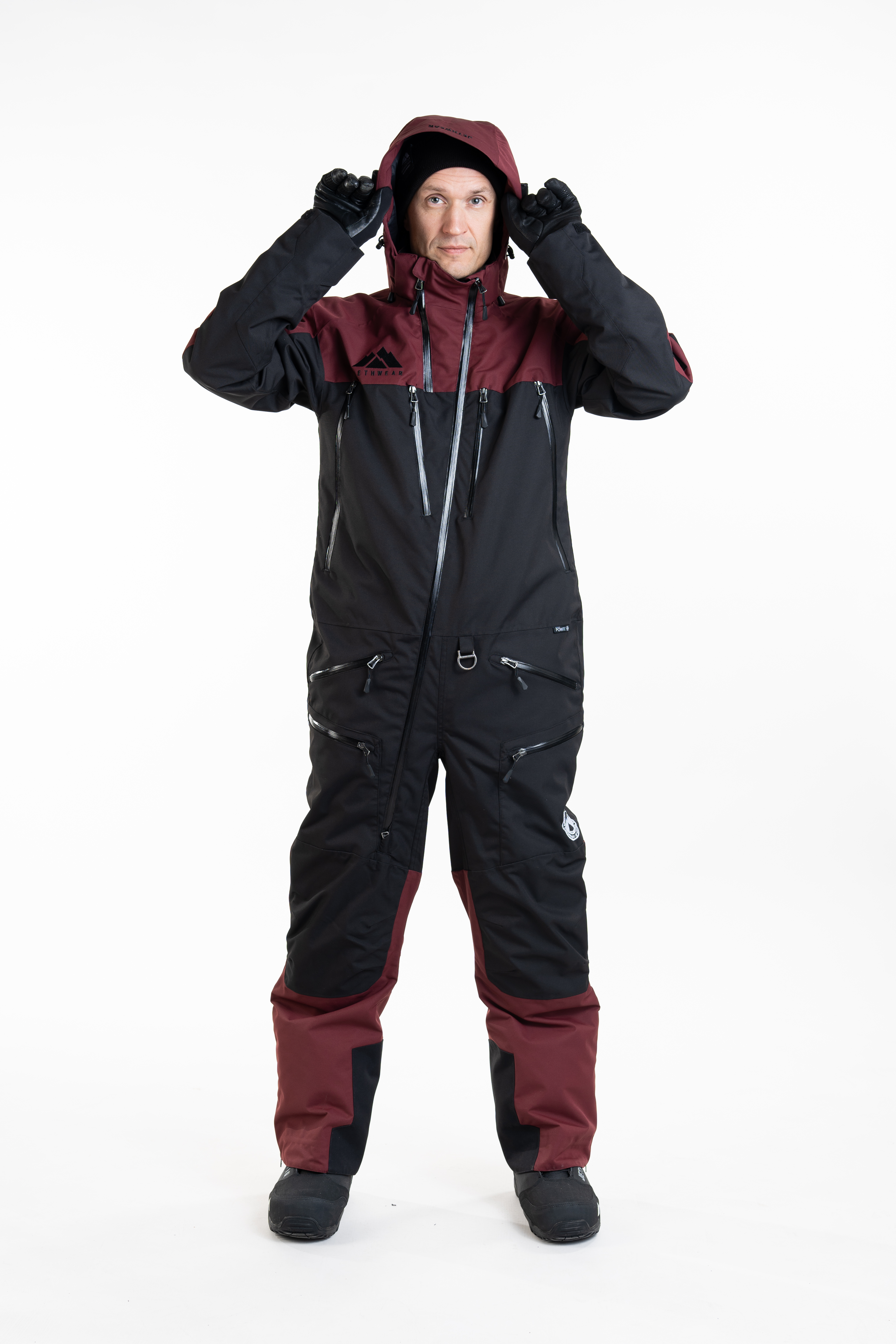 Jethwear M's The One V2 - Black / Burgundy - Shell - 10