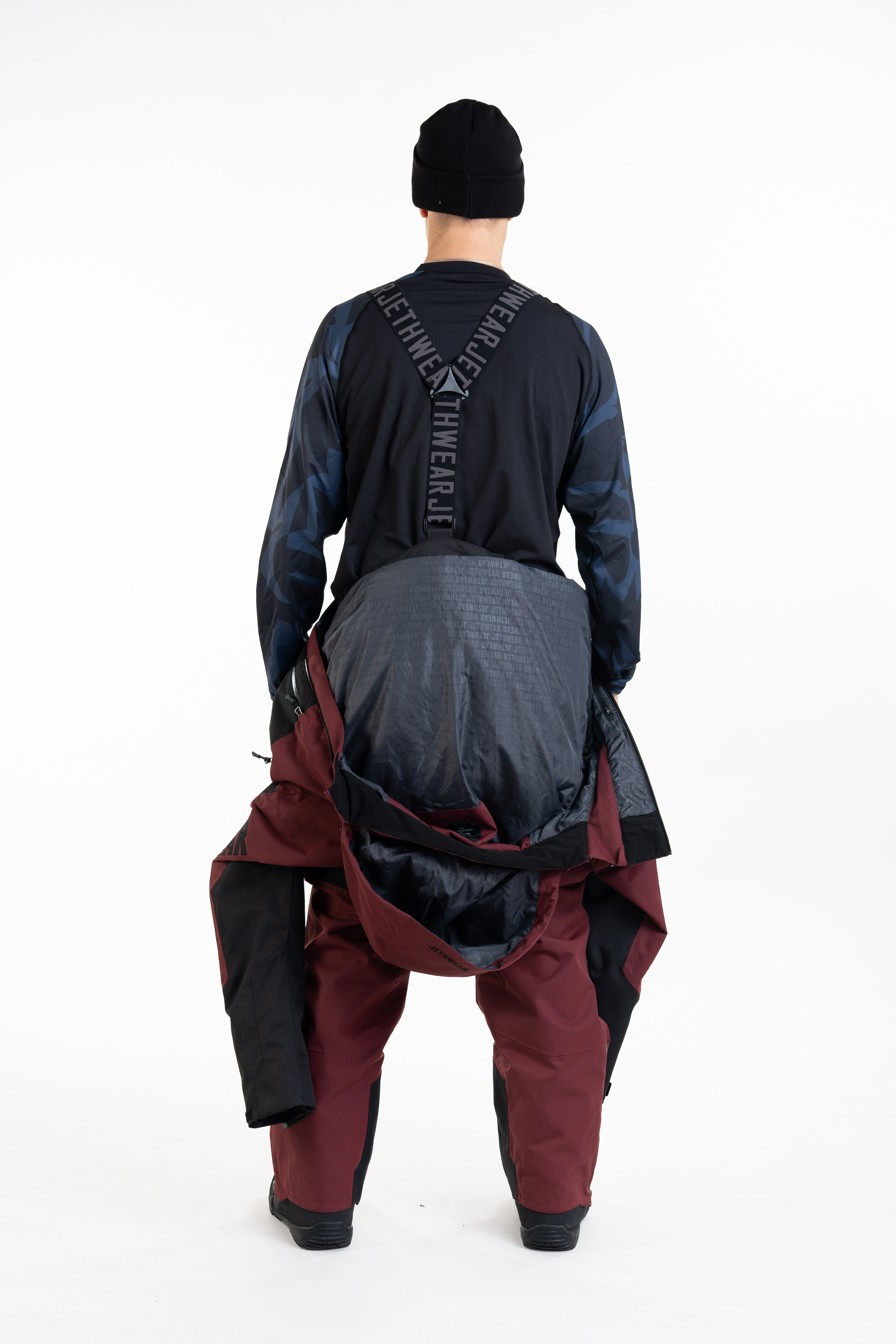 Jethwear M's The One V2 - Black / Burgundy - Shell - 18