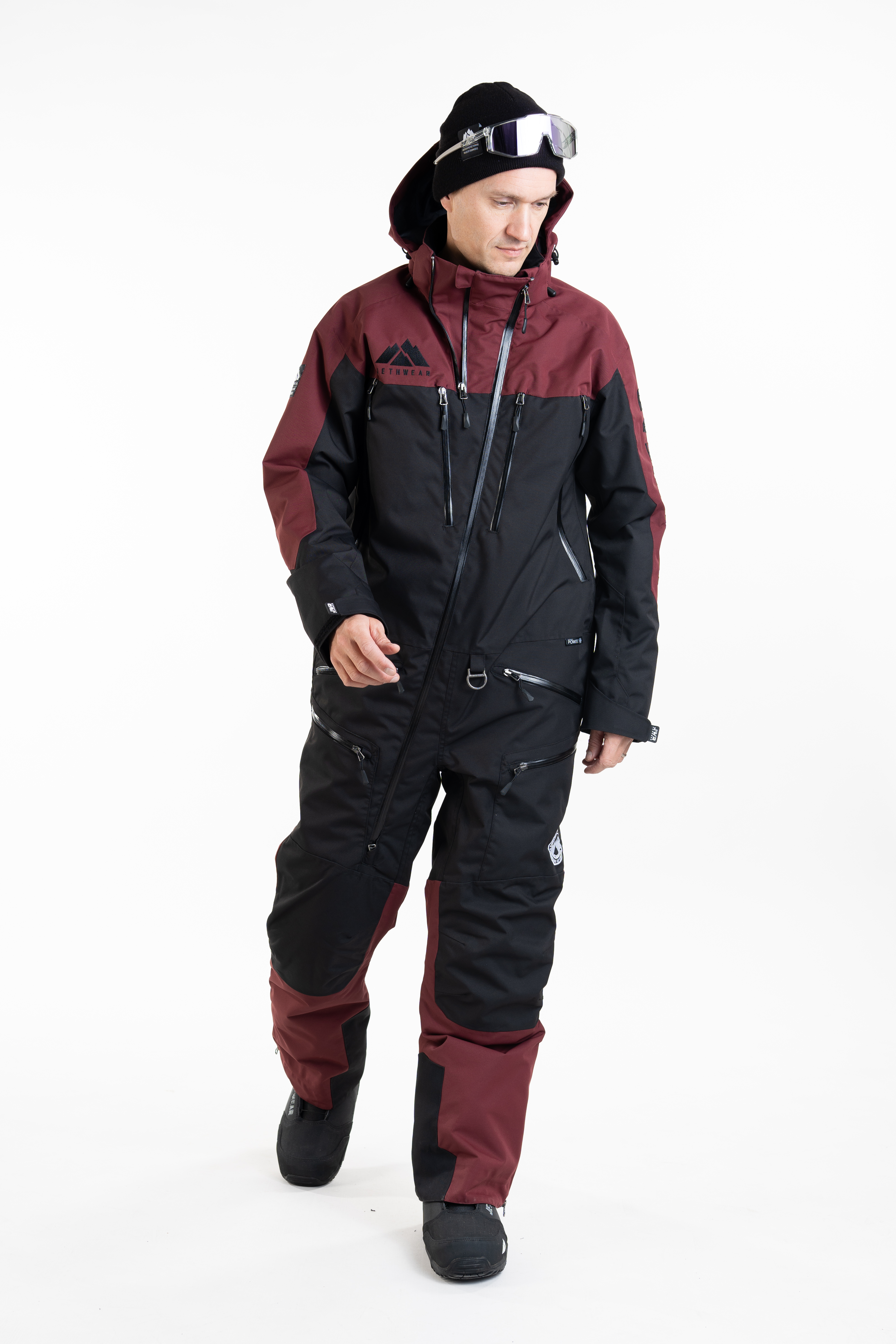 Jethwear M's The One V2 - Black / Burgundy - Shell - 19