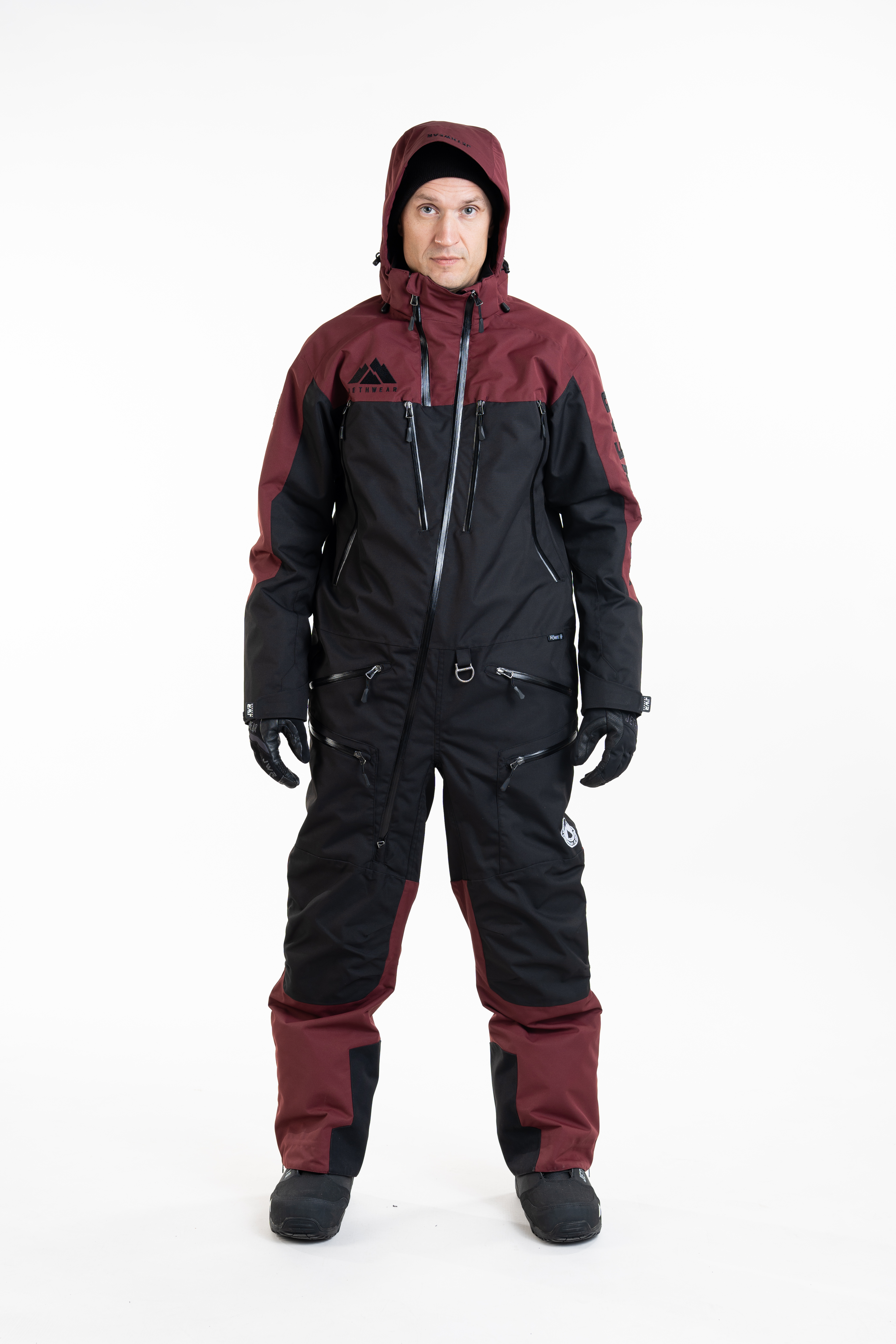 Jethwear M's The One V2 - Black / Burgundy - Shell - 9