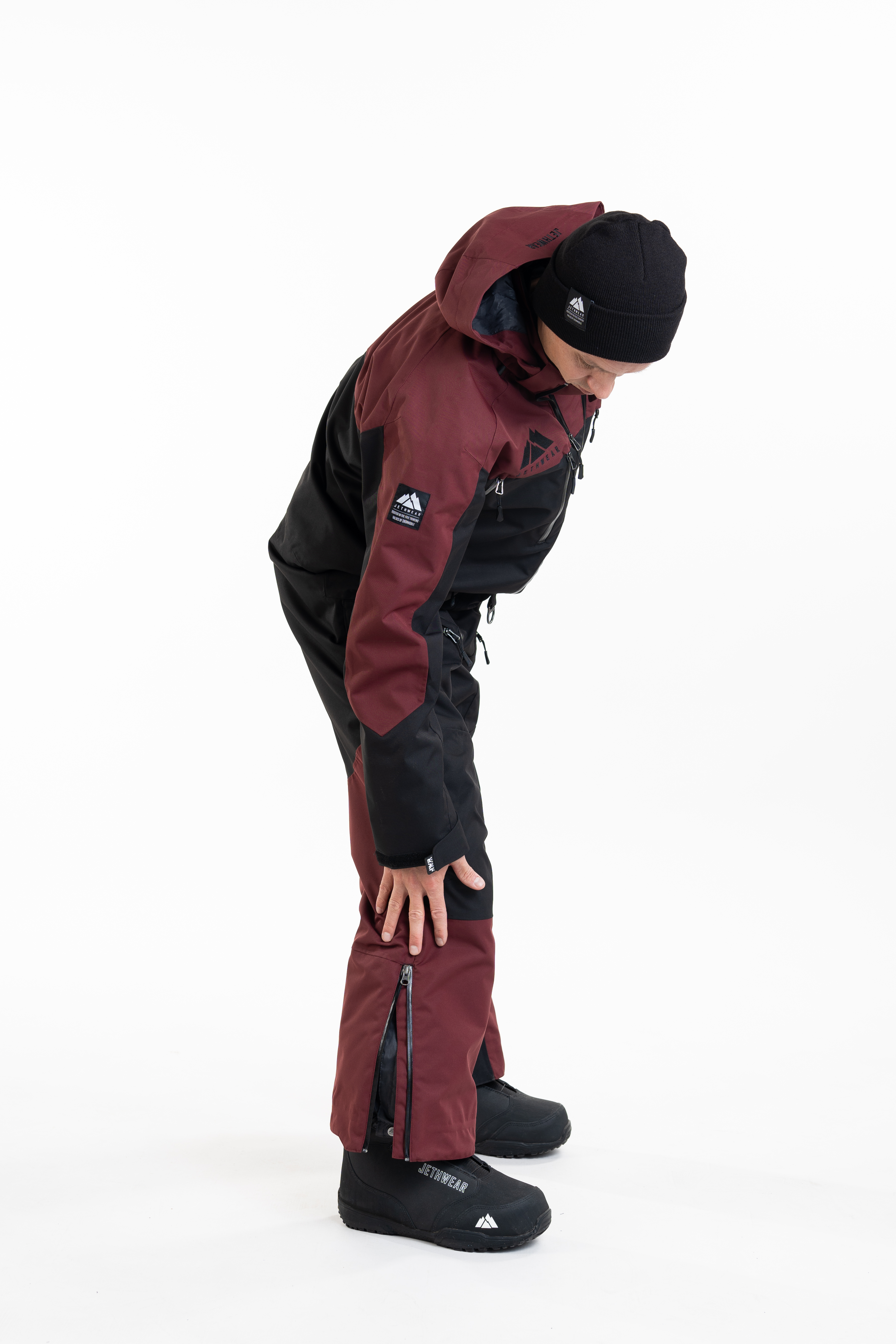 Jethwear M's The One V2 - Black / Burgundy - Shell - 16