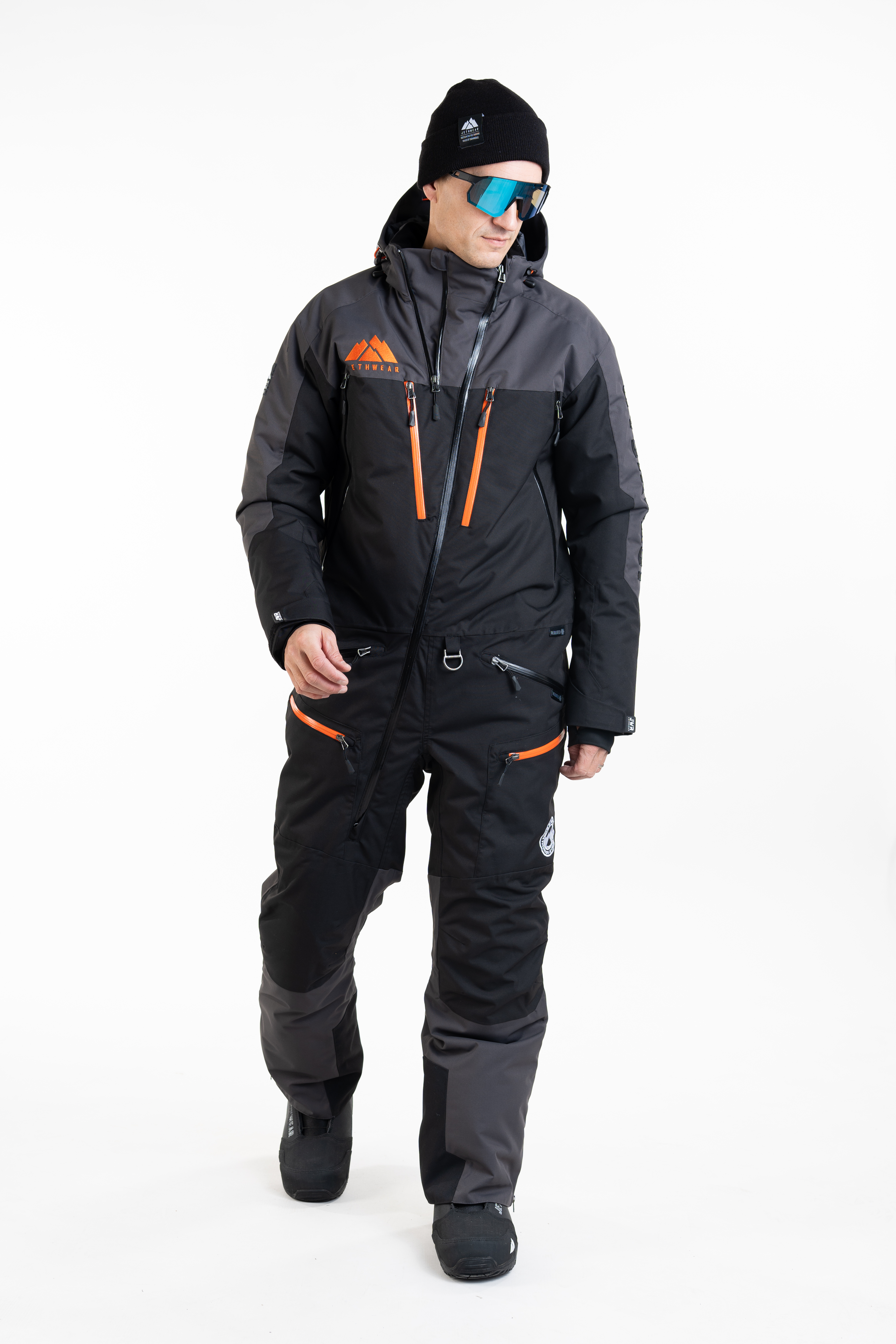 Jethwear M's The One V2 - Black / Iron / Orange - 150g - 34