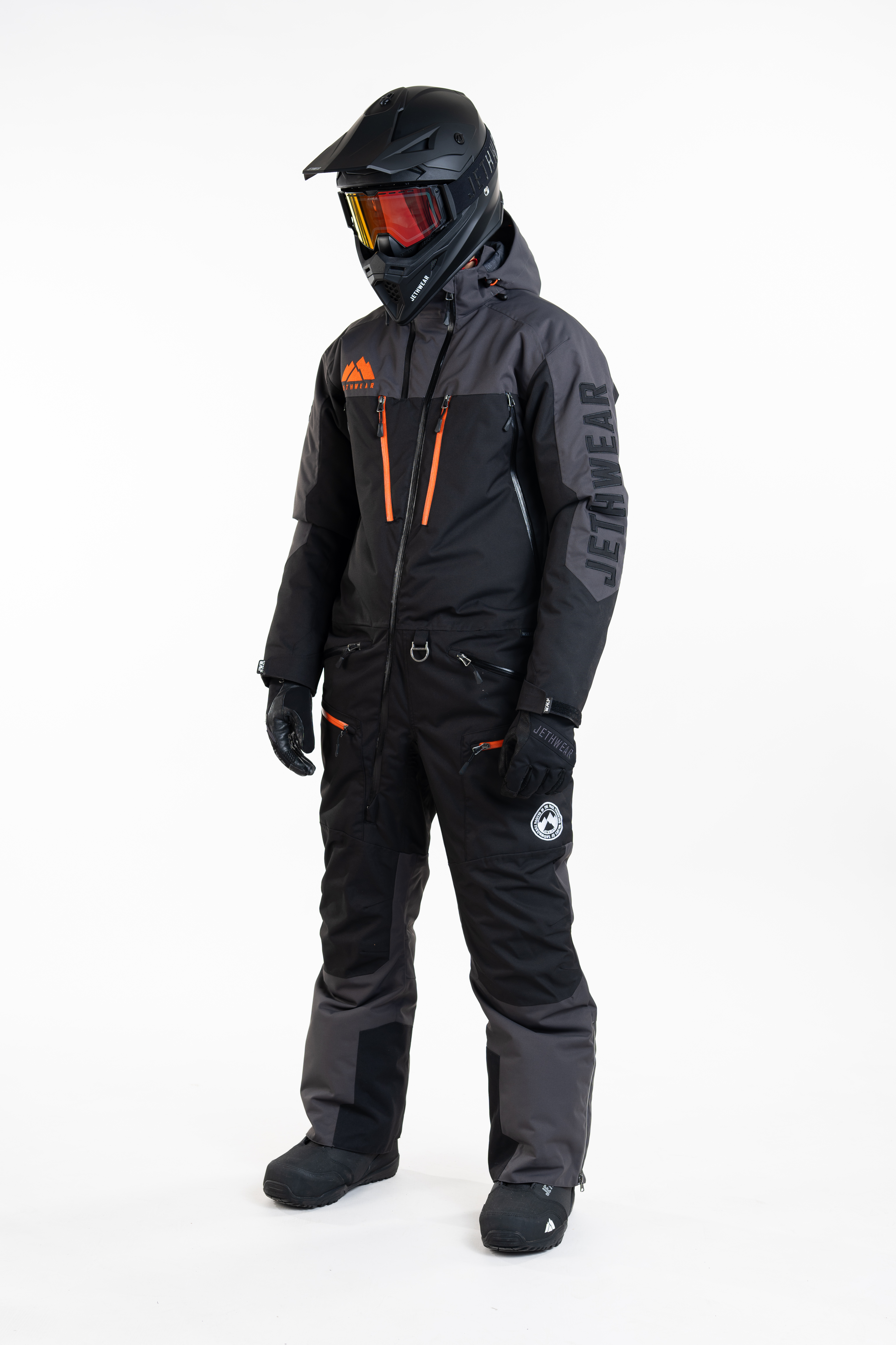 Jethwear M's The One V2 - Black / Iron / Orange - 150g - 4