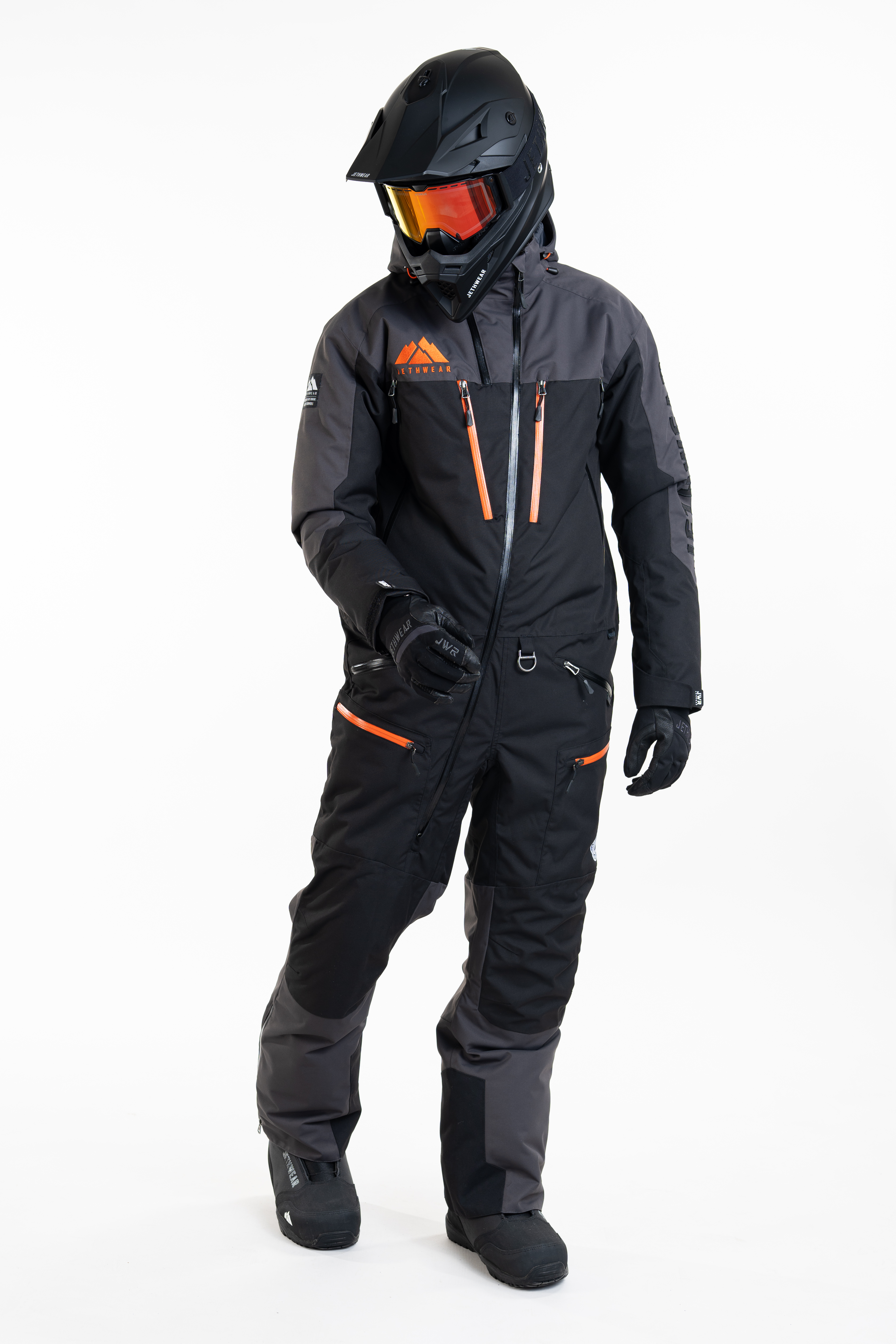 Jethwear M's The One V2 - Black / Iron / Orange - 150g - 11