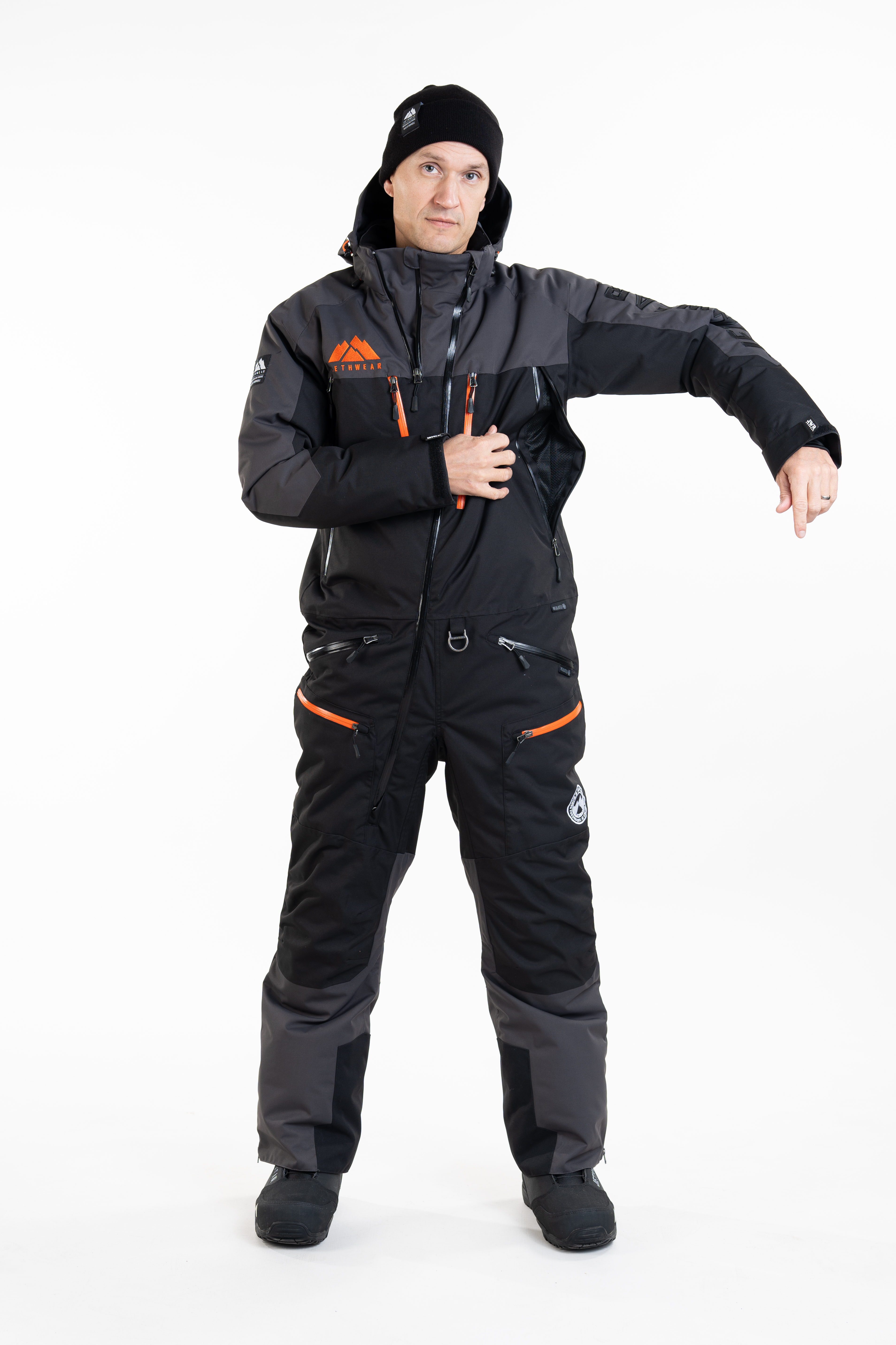 Jethwear M's The One V2 - Black / Iron / Orange - 150g - 21