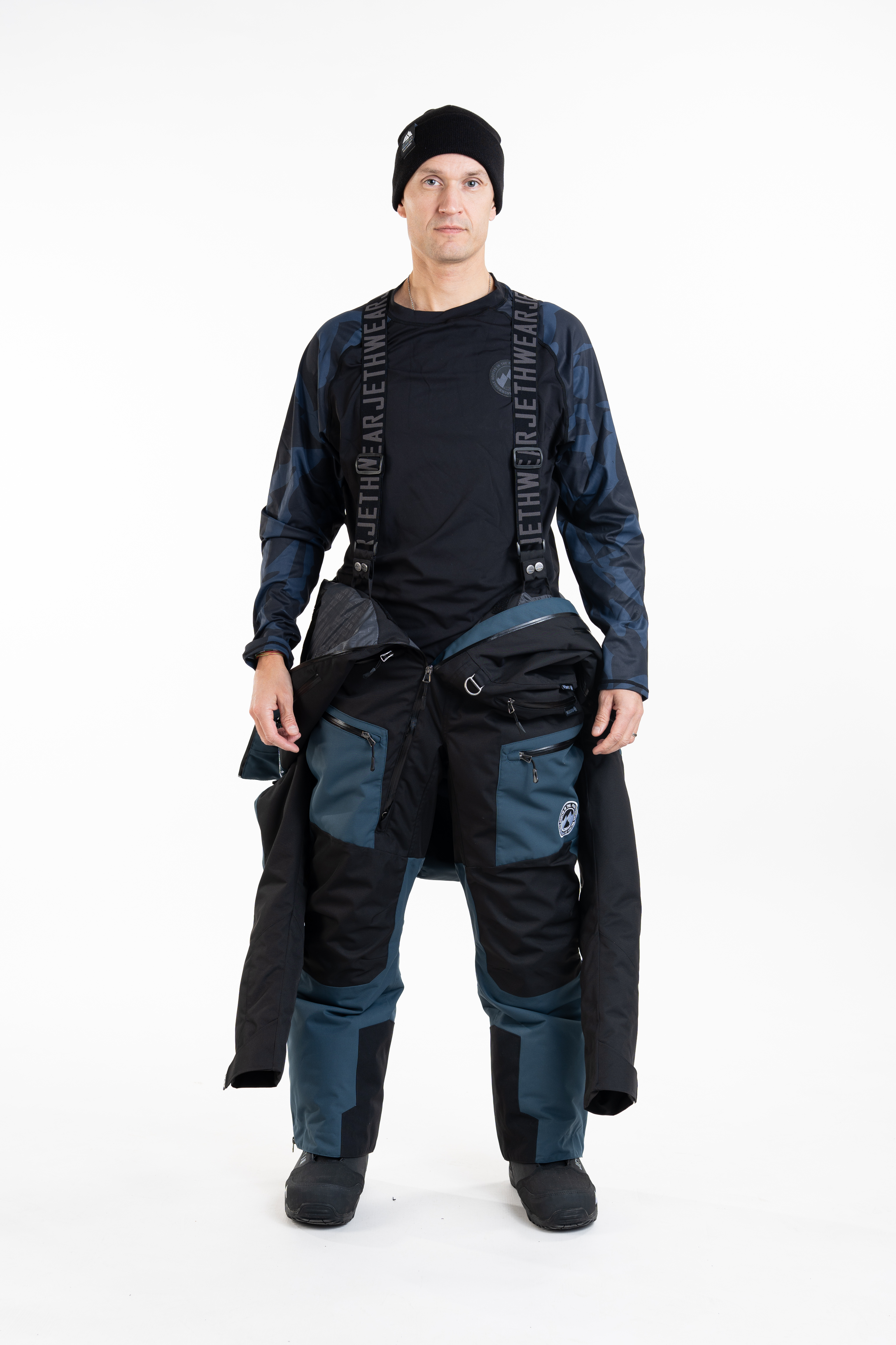 Jethwear M's The One V2 - Black / Deep Sea / White - 150g - 16
