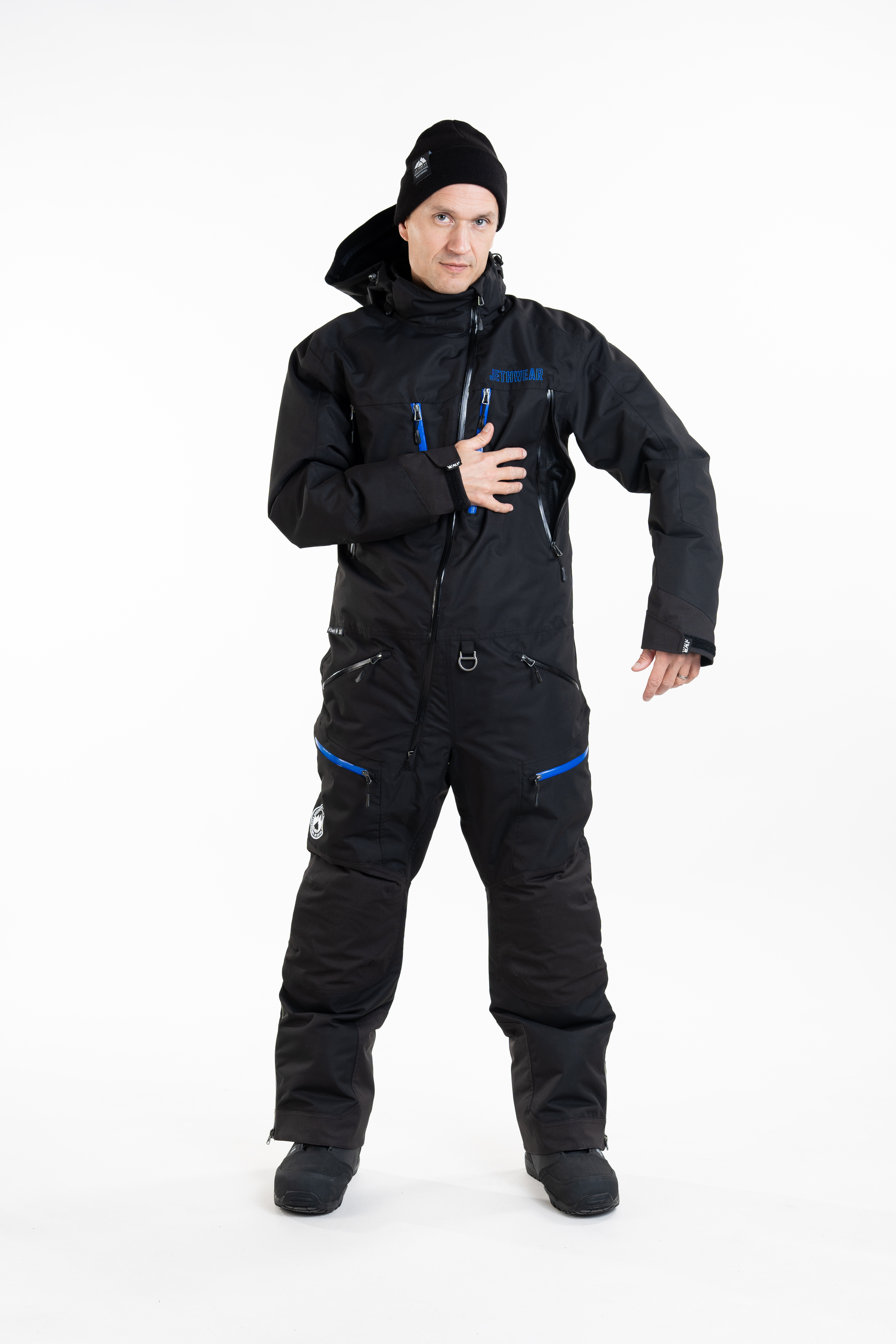 Jethwear M's Venture Suit - Black / Cobalt - S.A.F.E - 10