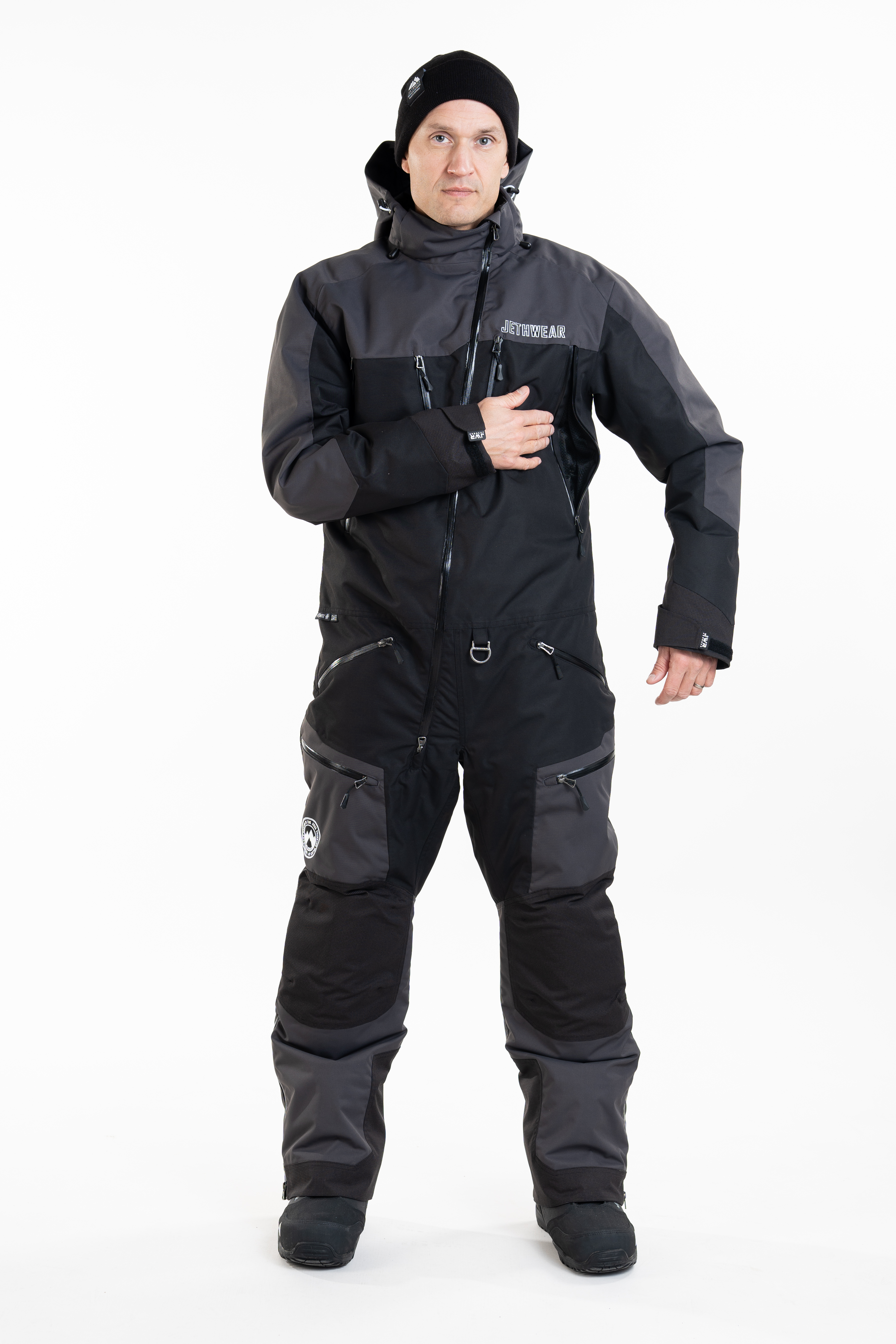 Jethwear M's Venture Suit - Black / Iron / White - S.A.F.E - 11