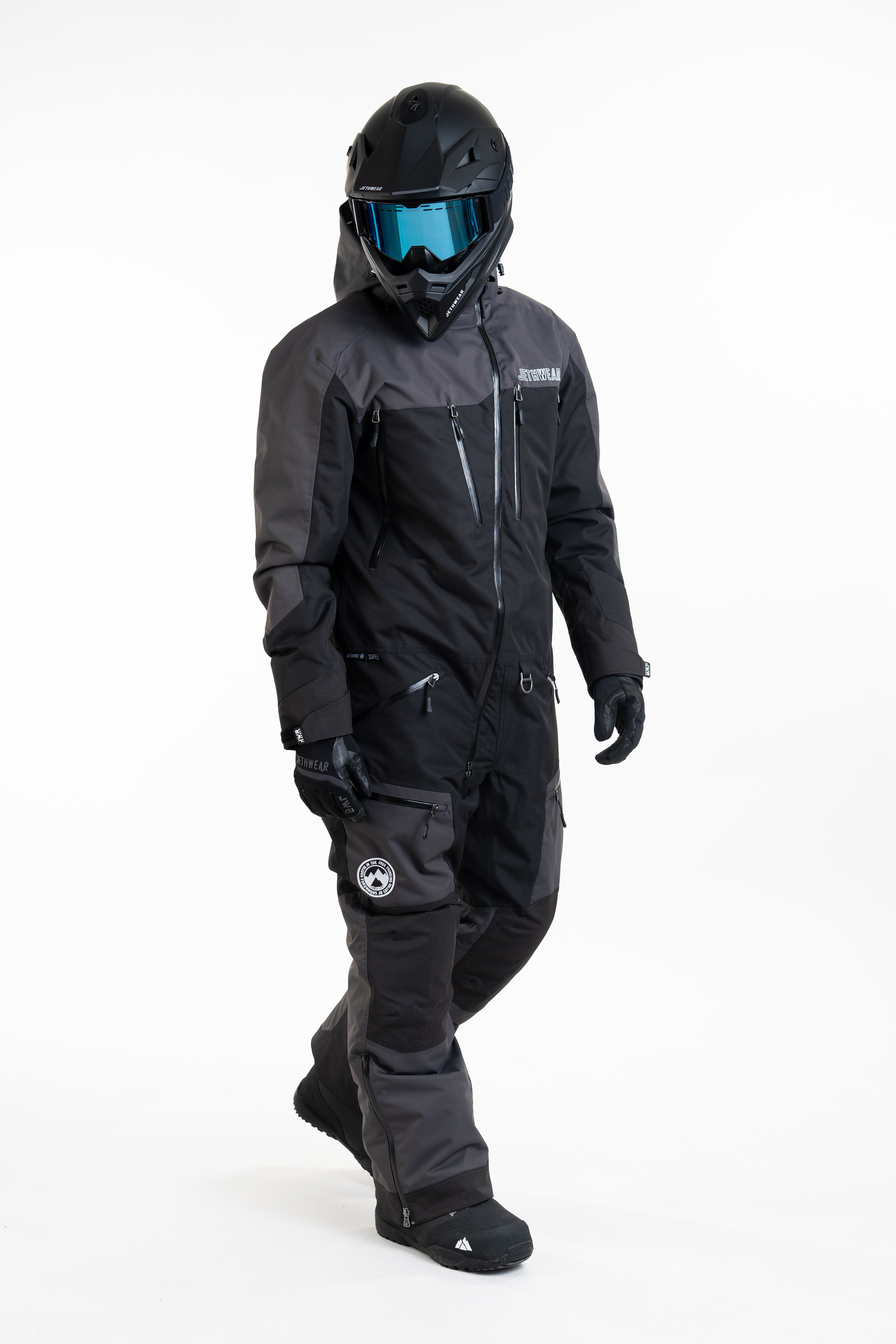 Jethwear M's Venture Suit - Black / Iron / White - S.A.F.E - 7