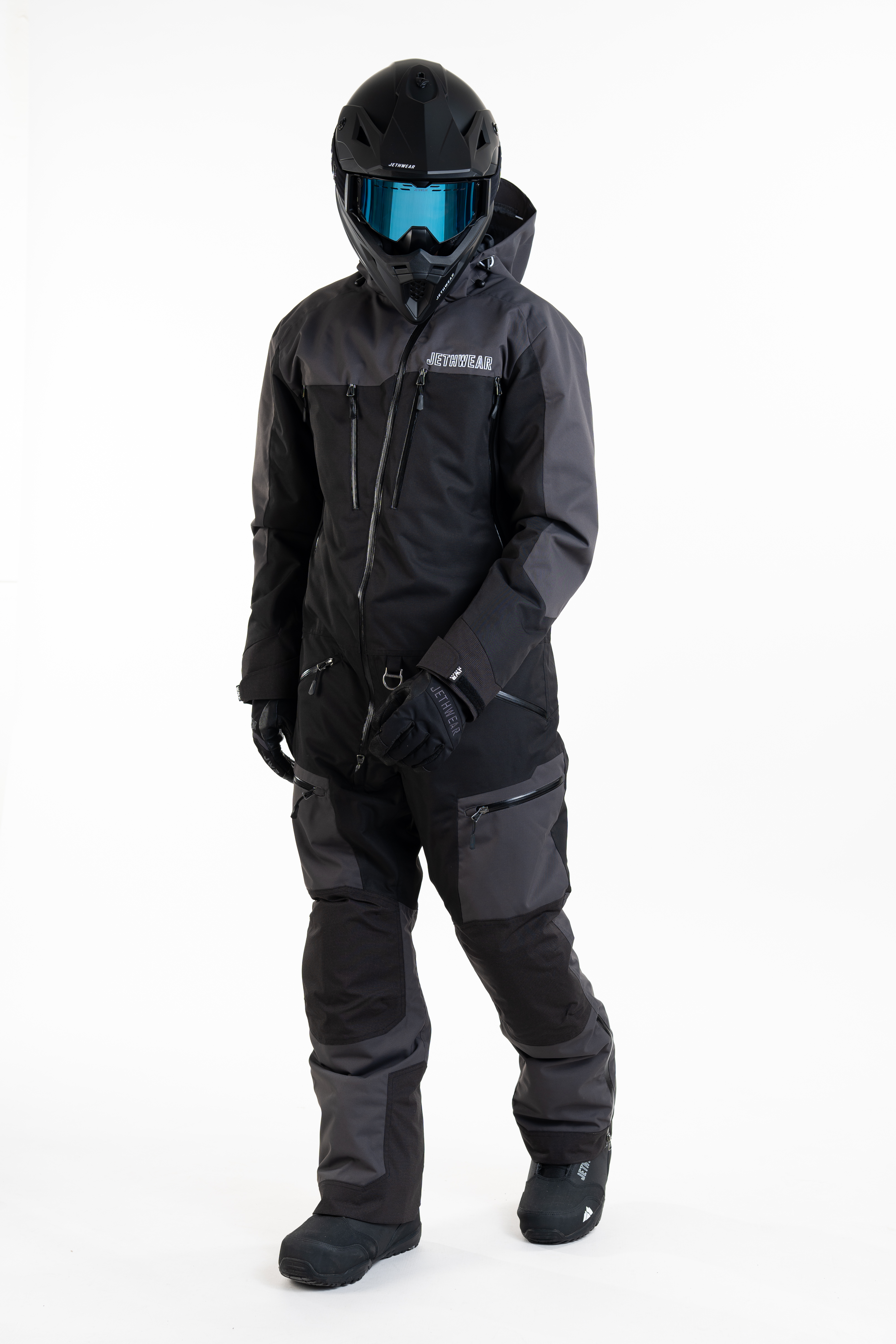 Jethwear M's Venture Suit - Black / Iron / White - S.A.F.E - 8