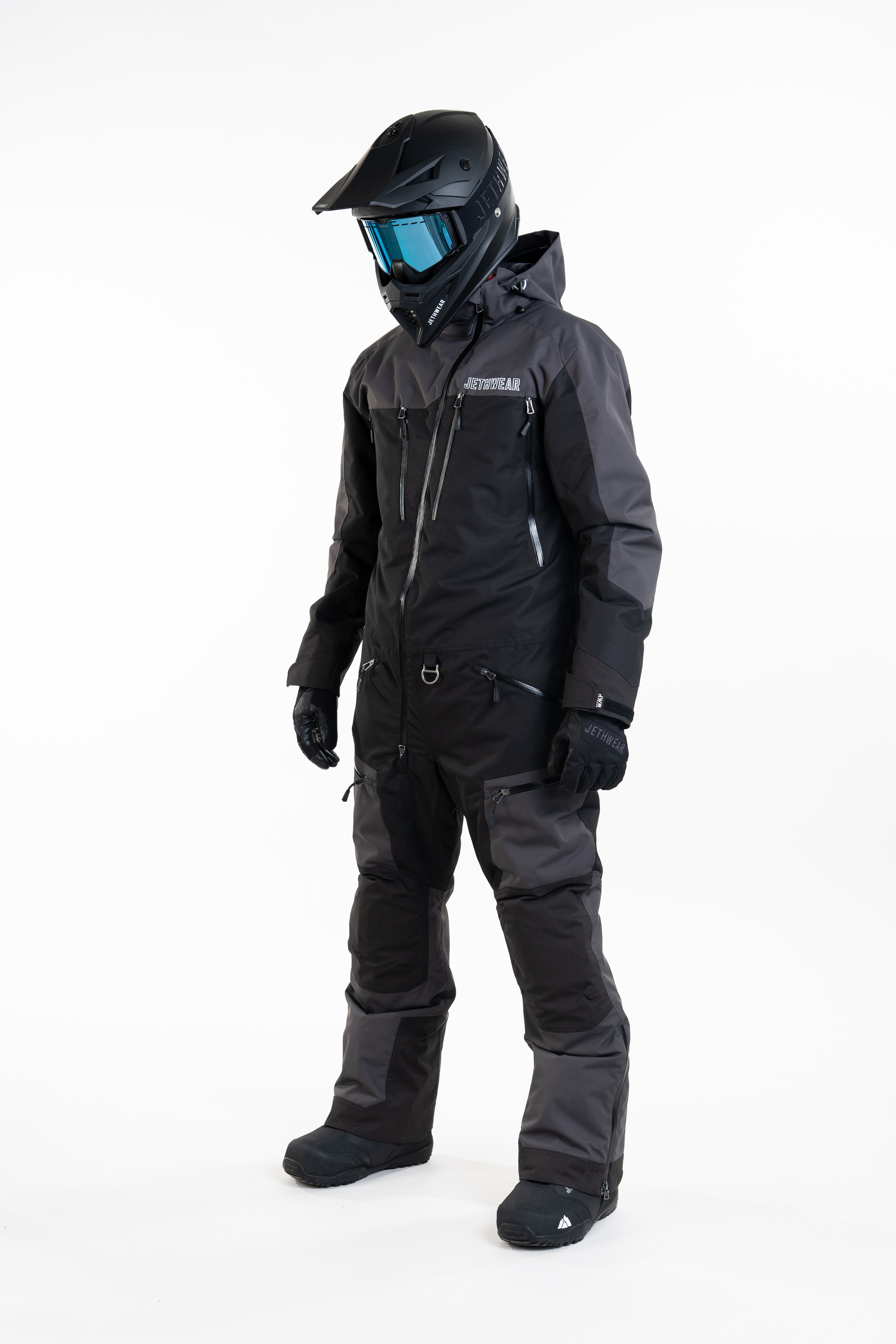 Jethwear M's Venture Suit - Black / Iron / White - S.A.F.E - 2