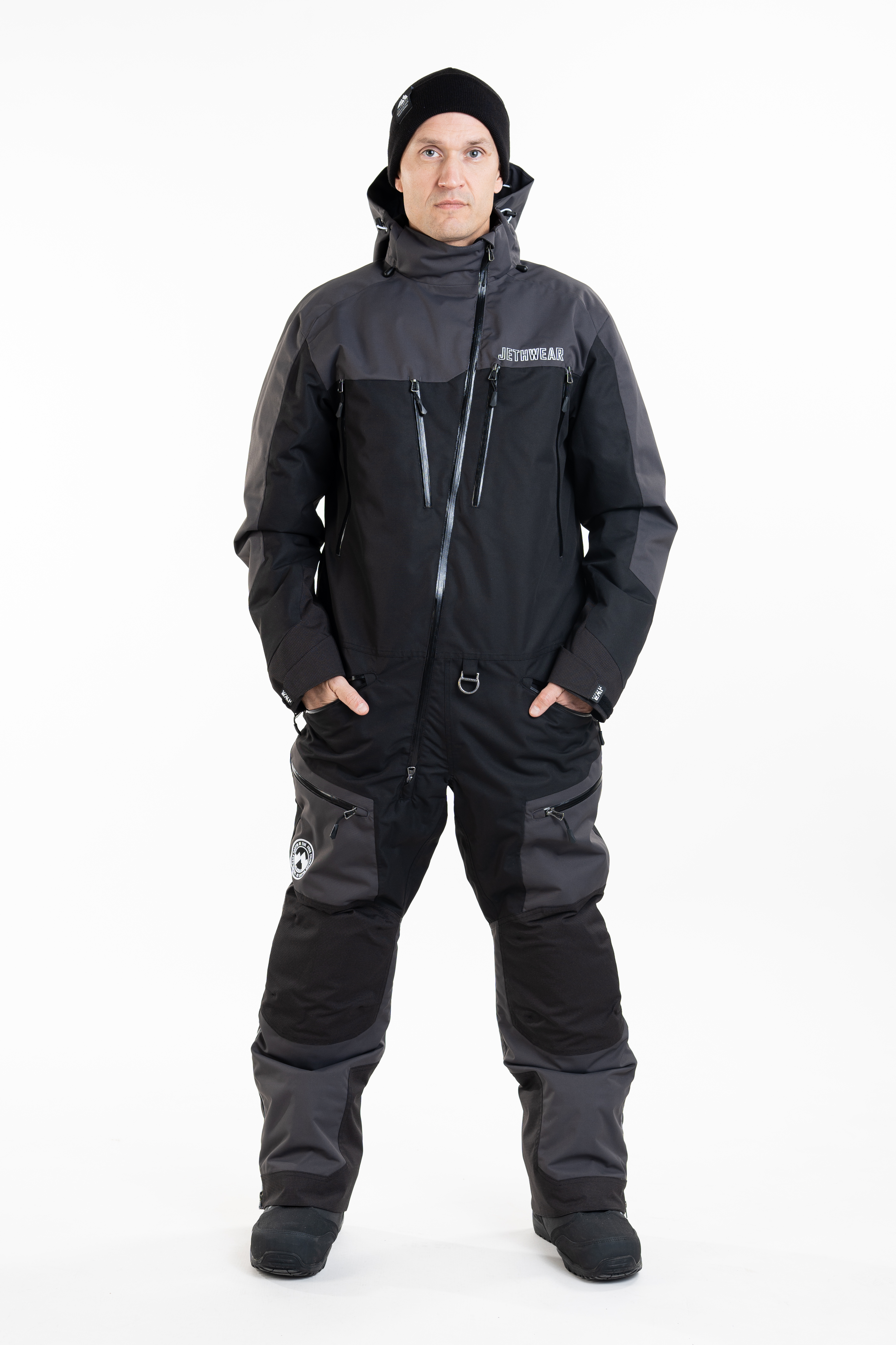Jethwear M's Venture Suit - Black / Iron / White - S.A.F.E - 12