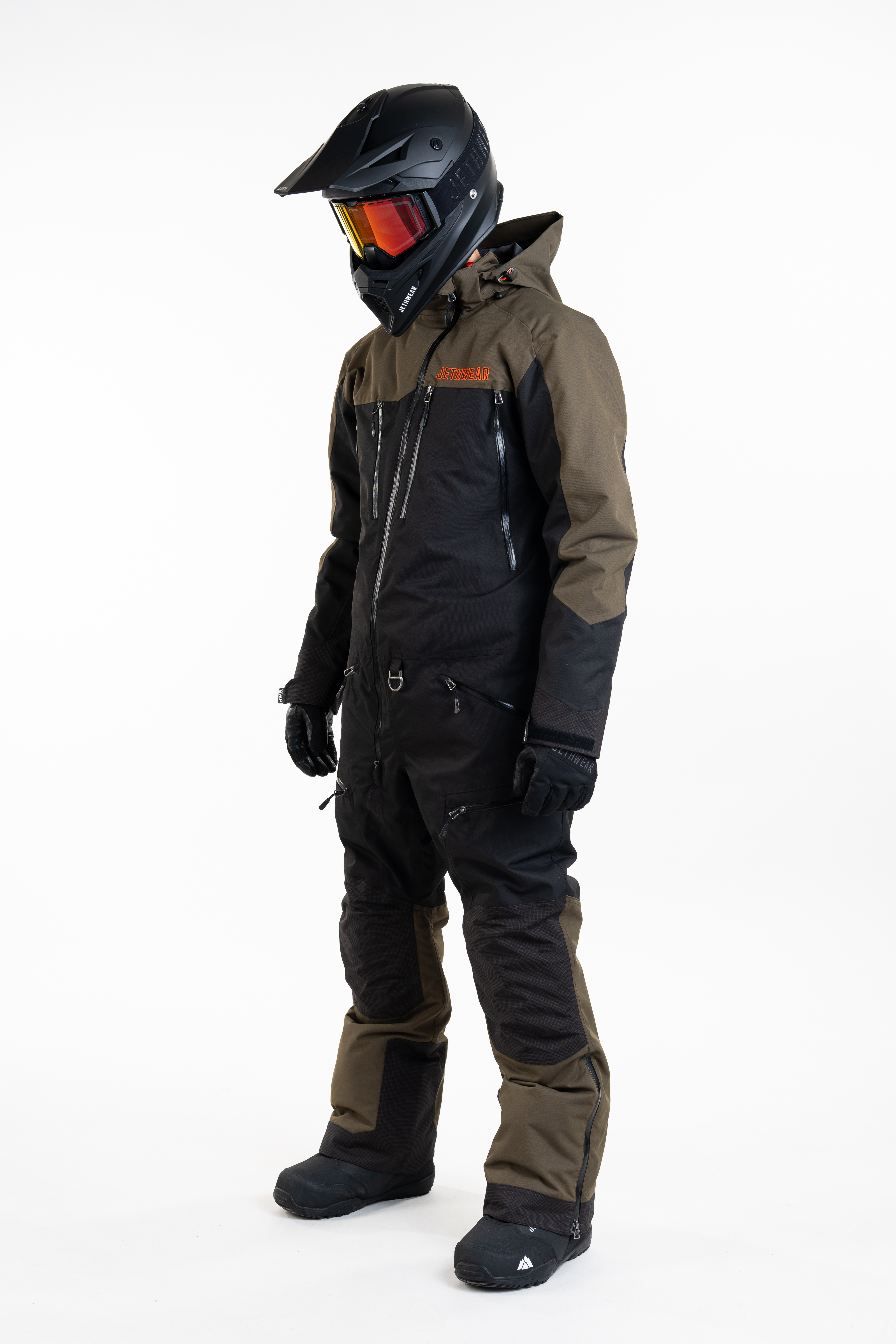 Jethwear M's Venture Suit - Olive / Orange - S.A.F.E - 2