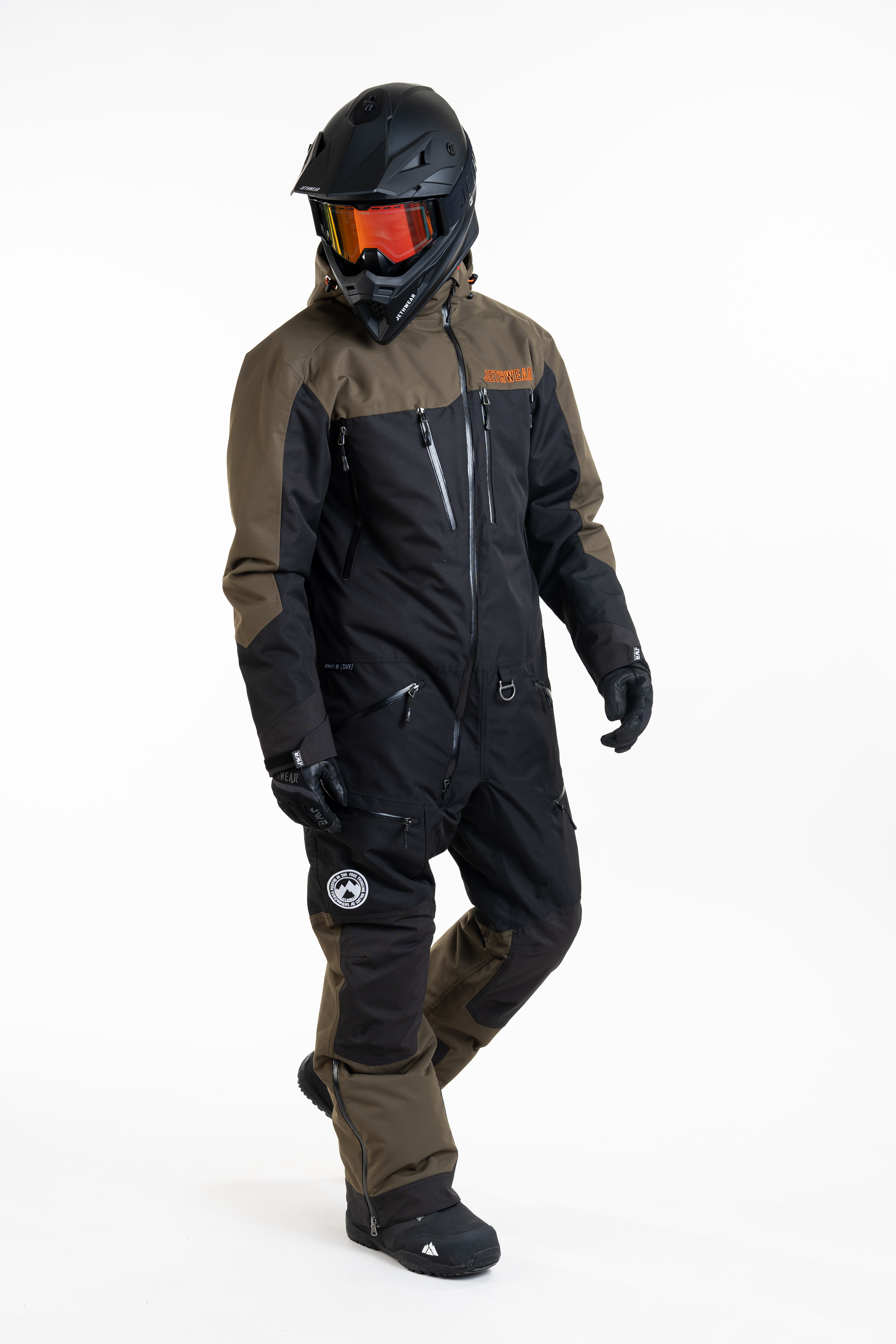 Jethwear M's Venture Suit - Olive / Orange - S.A.F.E - 7