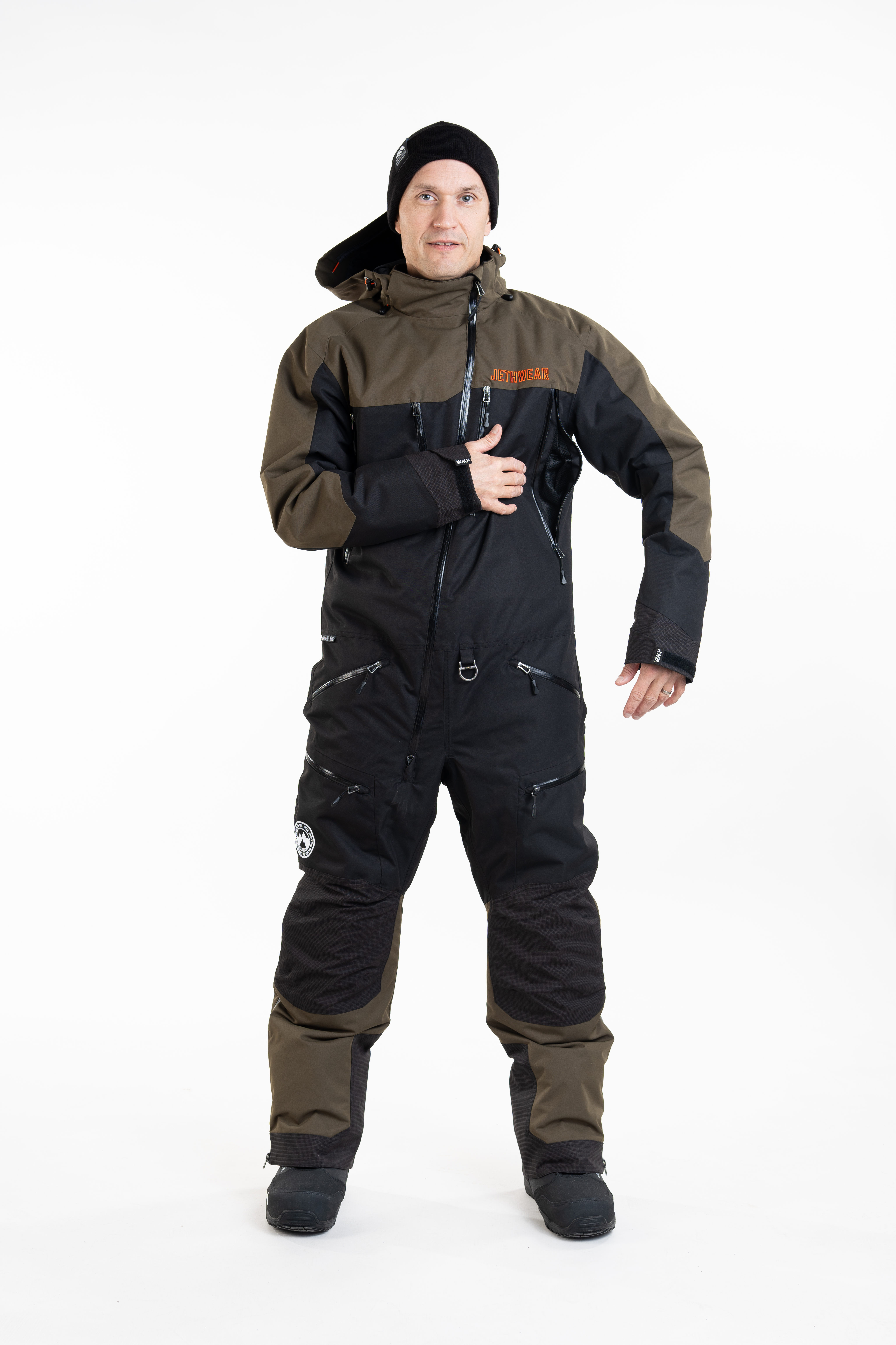 Jethwear M's Venture Suit - Olive / Orange - S.A.F.E - 10