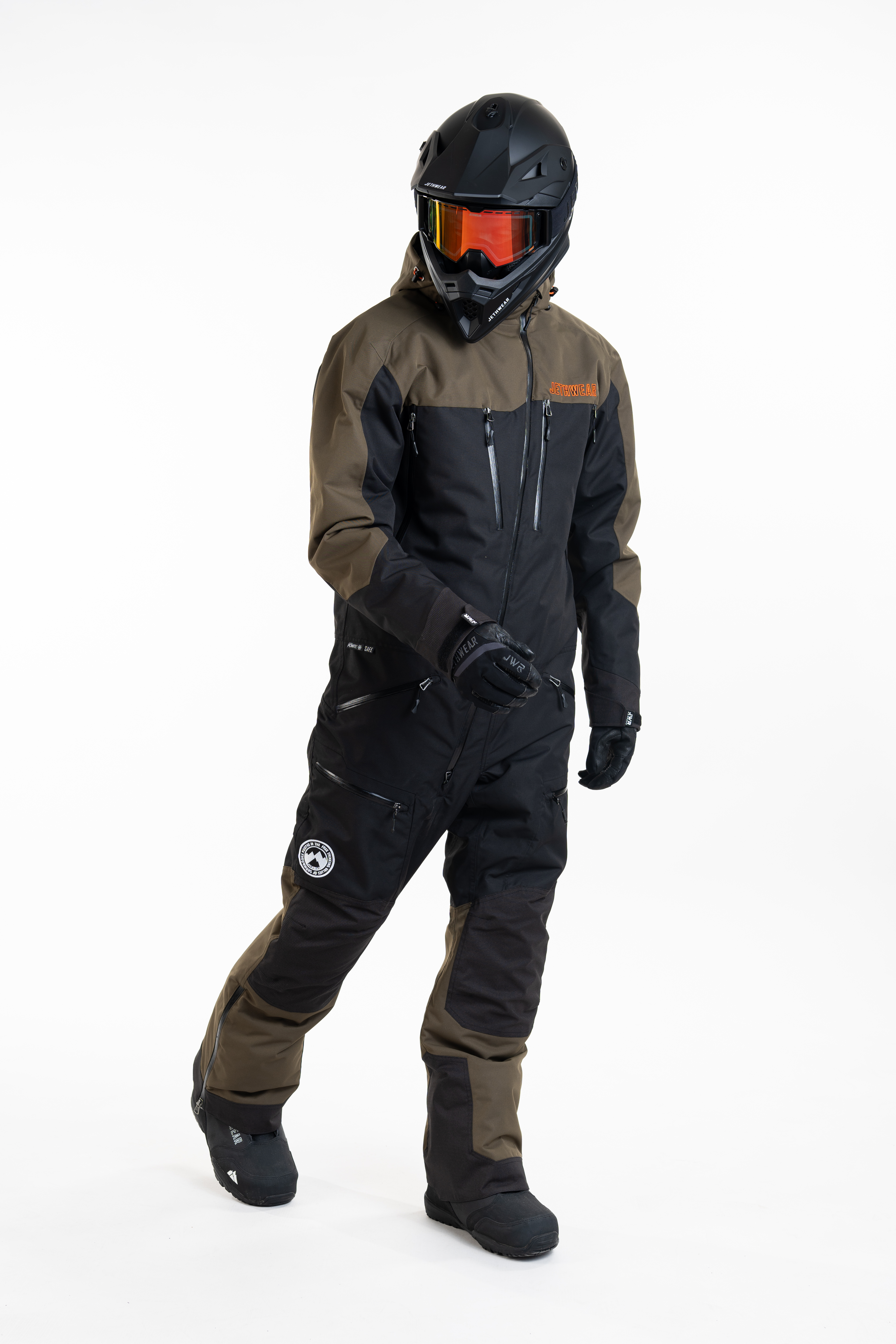 Jethwear M's Venture Suit - Olive / Orange - S.A.F.E - 6
