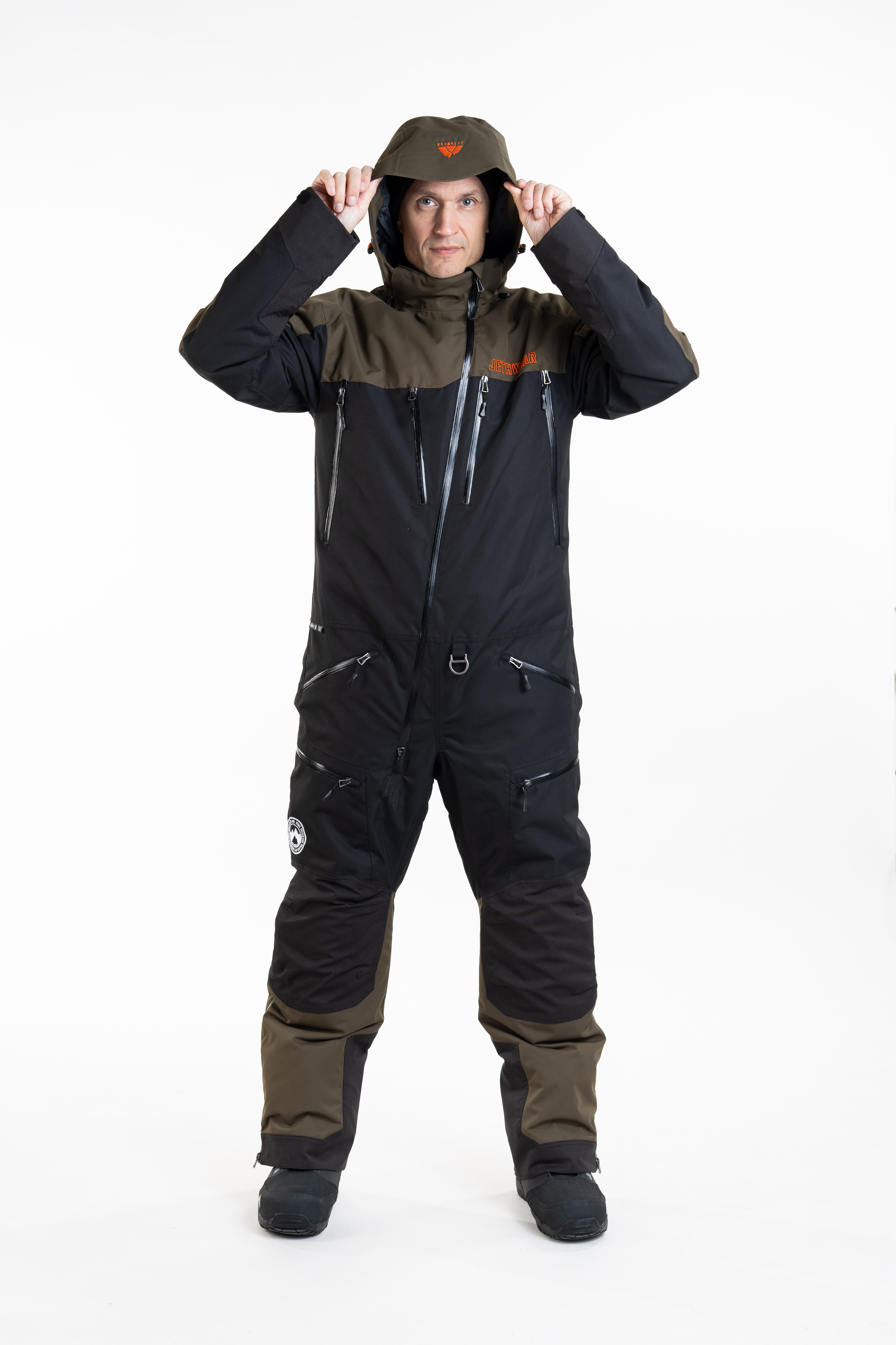 Jethwear M's Venture Suit - Olive / Orange - S.A.F.E - 8