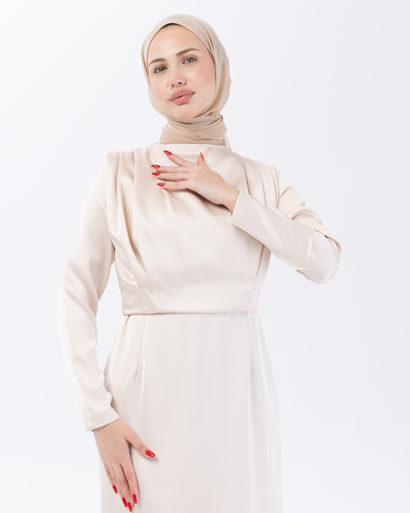Party dress - Beige - 3