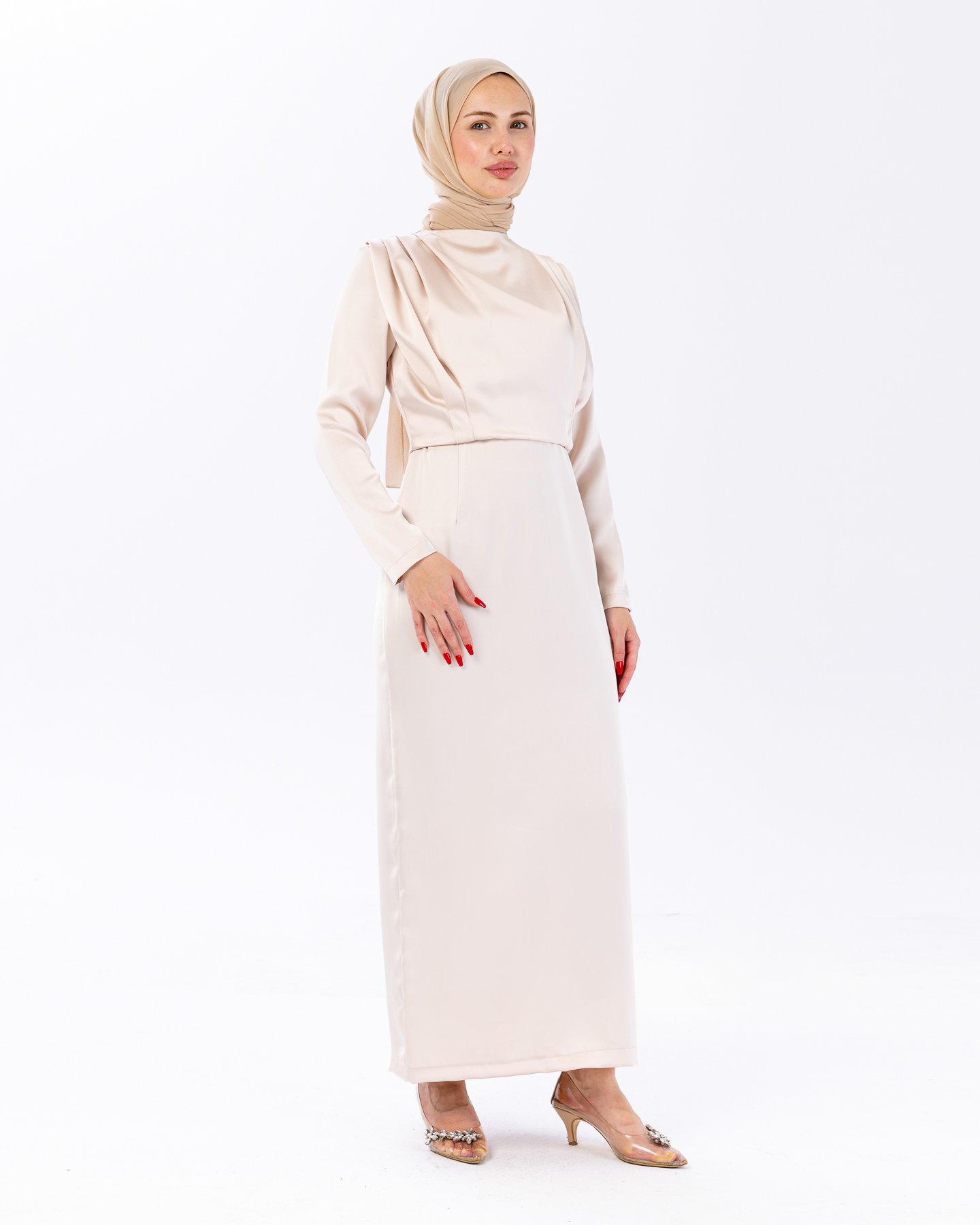 Party dress - Beige - 2