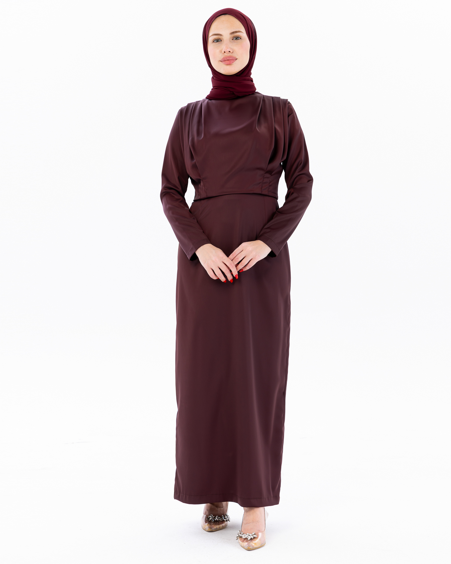 Party dress - Dark Brown
