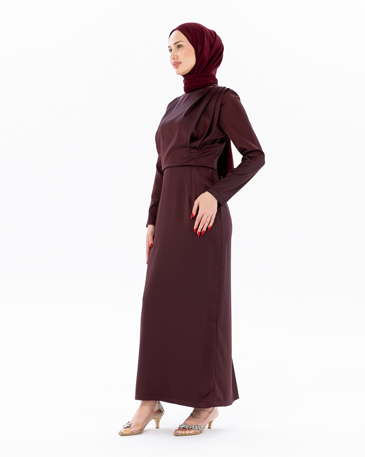 Party dress - Dark Brown - 5