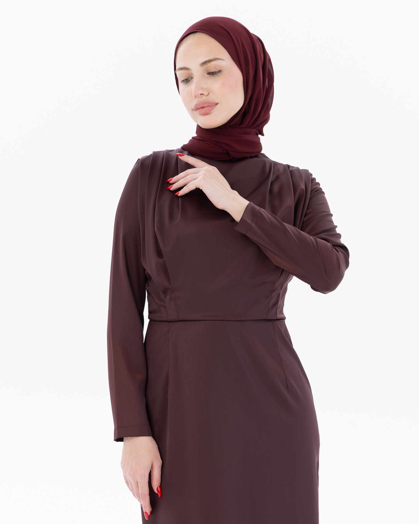 Party dress - Dark Brown - 4