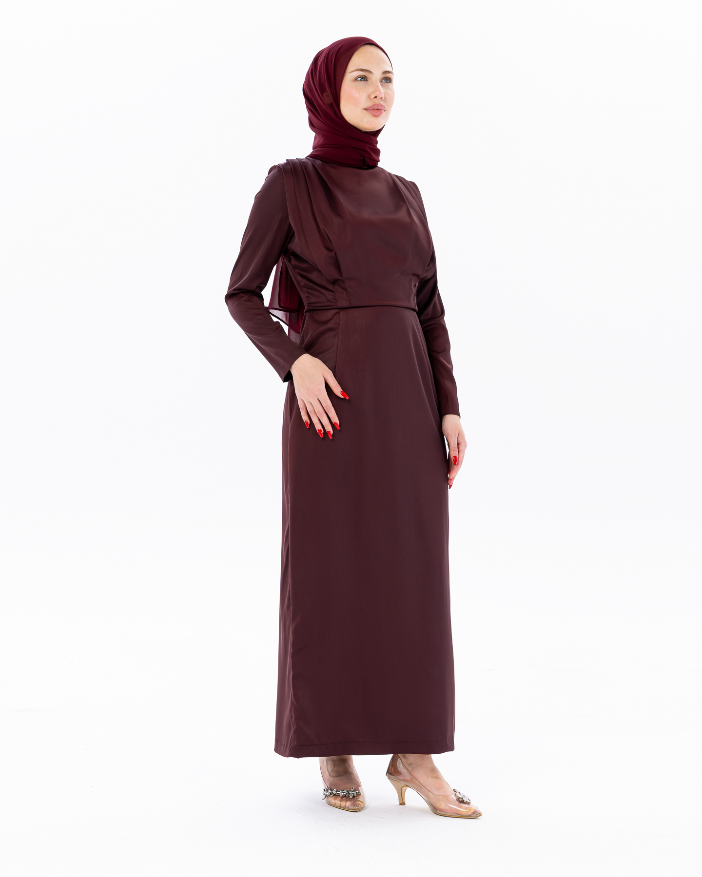 Party dress - Dark Brown - 2