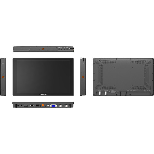 Lilliput 10.1" A11 4K HDMI & 3G-SDI Monitor with L-Series Battery Plate - 12