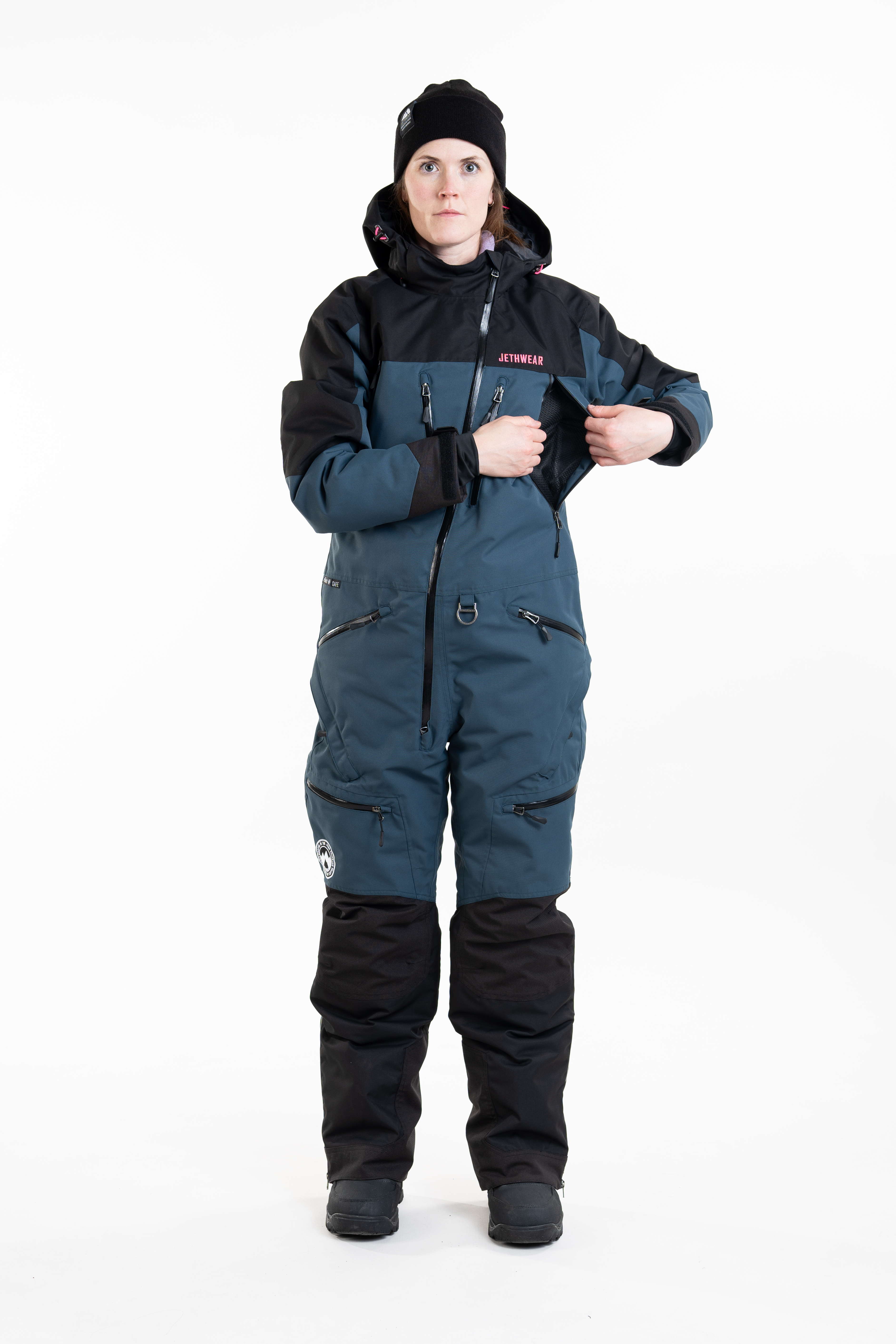 Jethwear W's Venture Suit - DeepSea / Pink - S.A.F.E - 12
