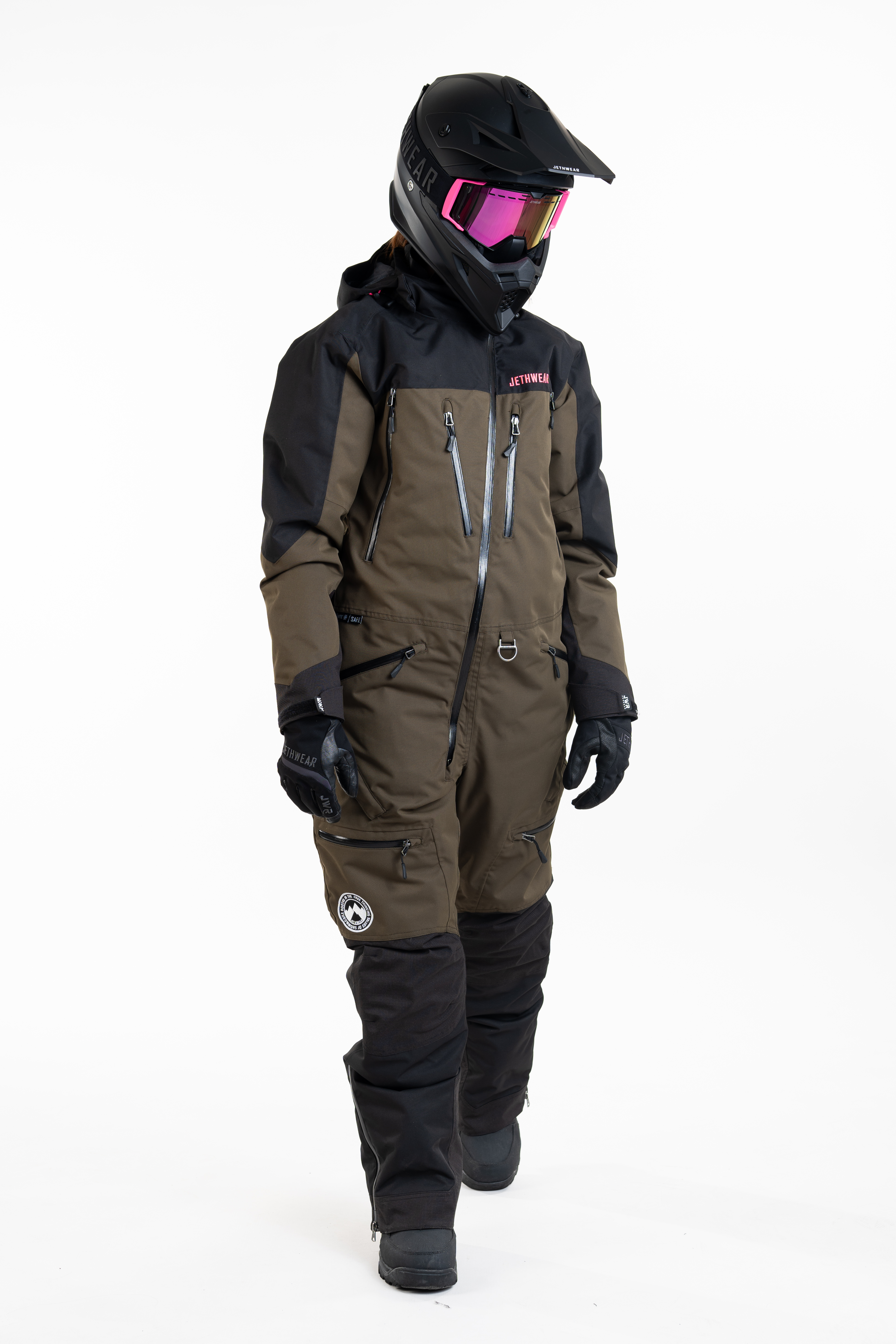 Jethwear W's Venture Suit - Olive / Pink - S.A.F.E - 5