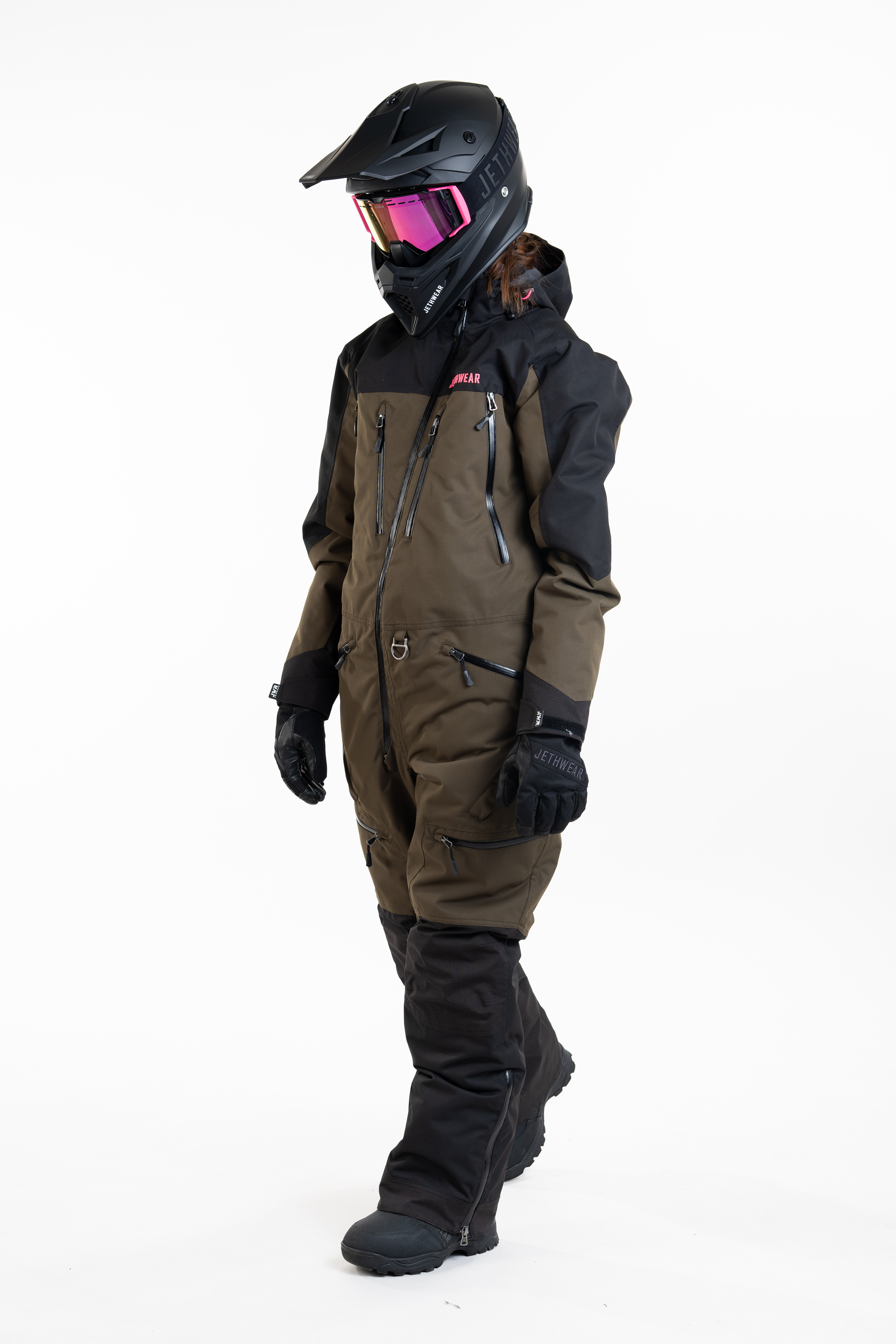 Jethwear W's Venture Suit - Olive / Pink - S.A.F.E - 8