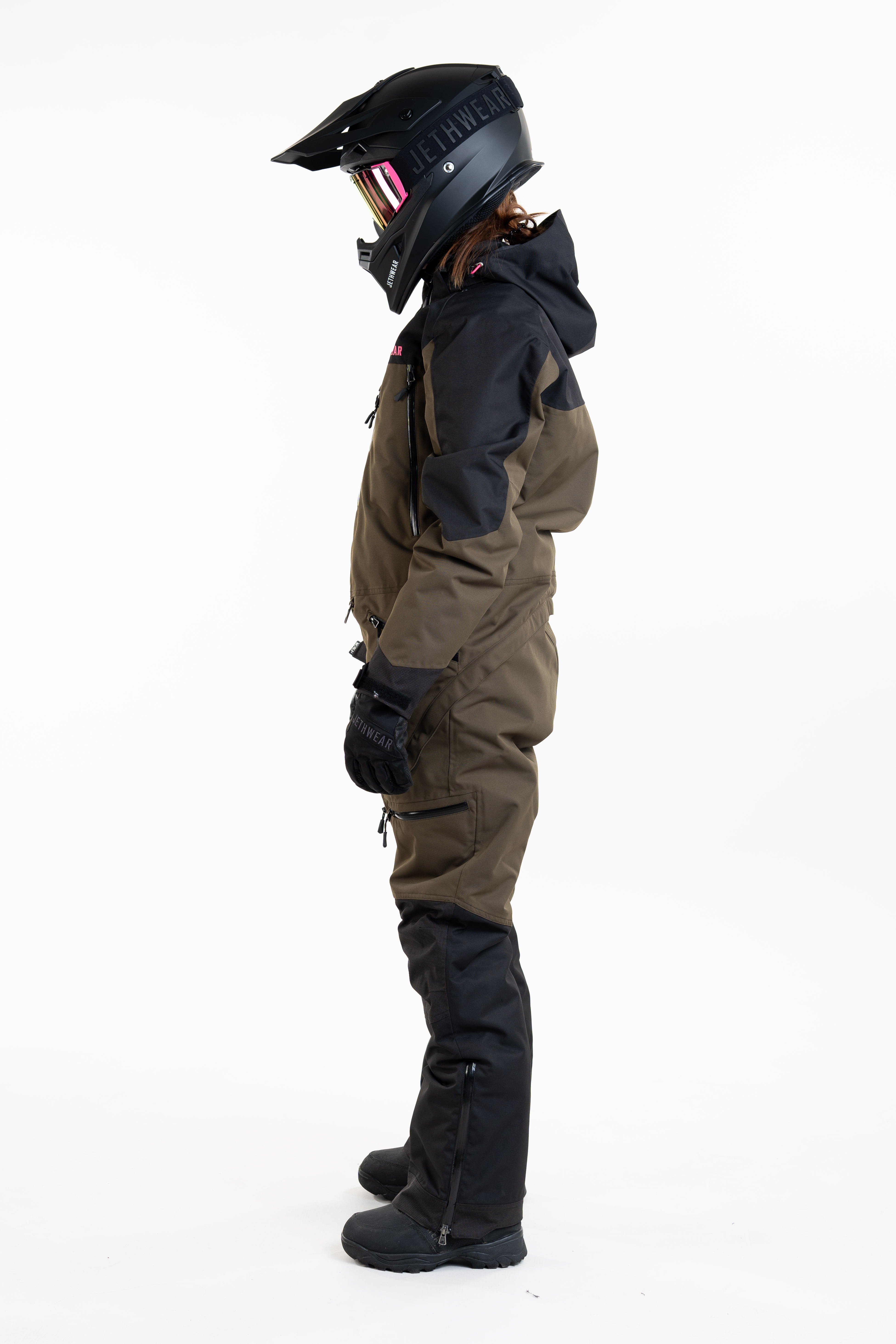 Jethwear W's Venture Suit - Olive / Pink - S.A.F.E - 3