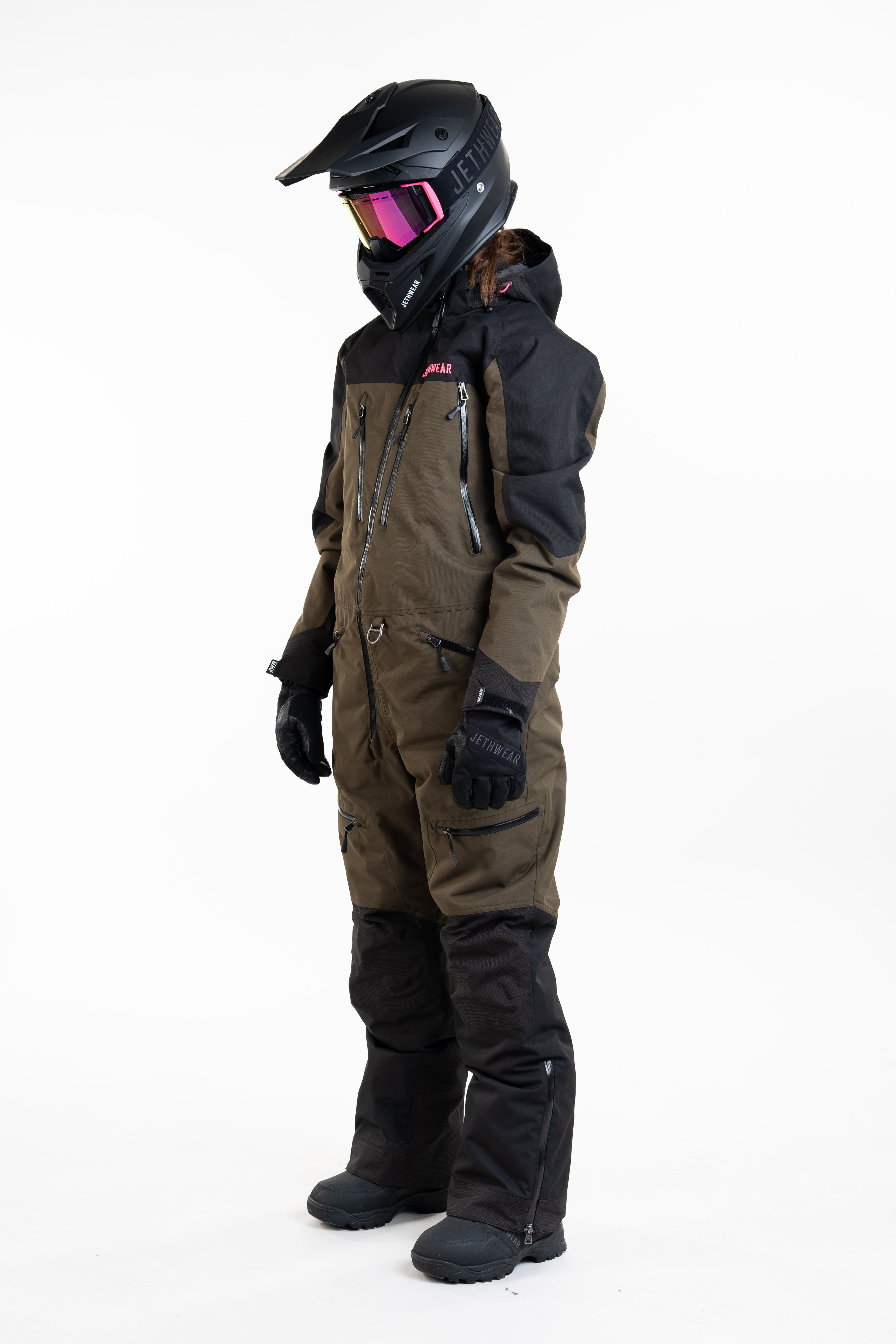 Jethwear W's Venture Suit - Olive / Pink - S.A.F.E - 2