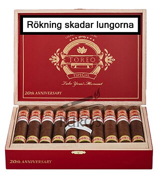 Toreo Especial 20th Anniversary Robusto XL Cigarrlåda 20-pack