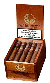 Toreo Oro del Mundo Clasico Gordo Cigarrlåda 20-pack
