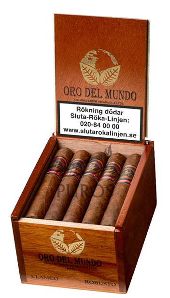 Toreo Oro del Mundo Classico Robusto Cigarrlåda 20-pack
