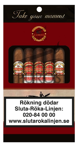 Toreo Dominican Sampler Toro Humibag - 5 Cigarrer