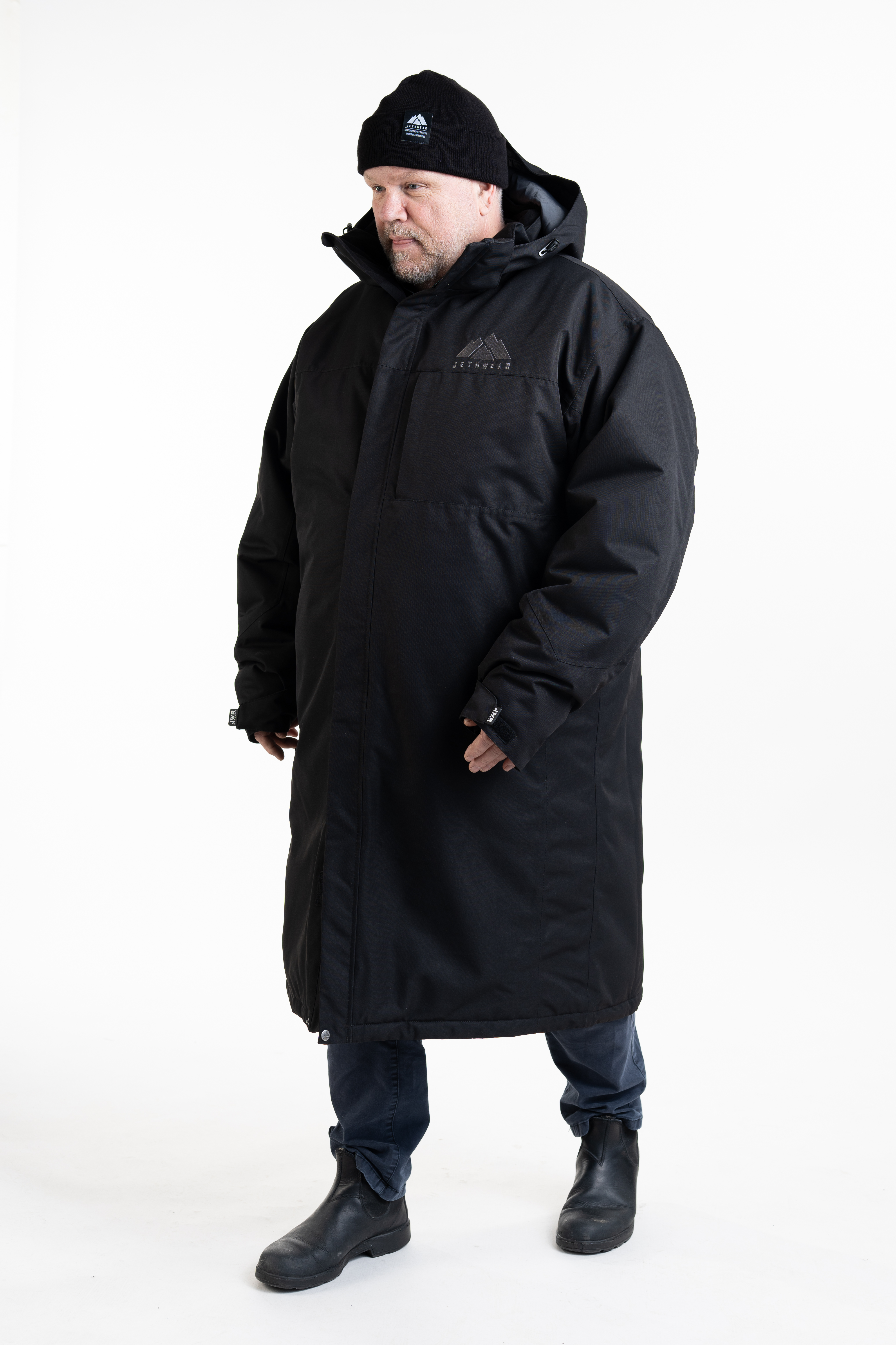 Jethwear PIT COAT - Black / Grey - 5