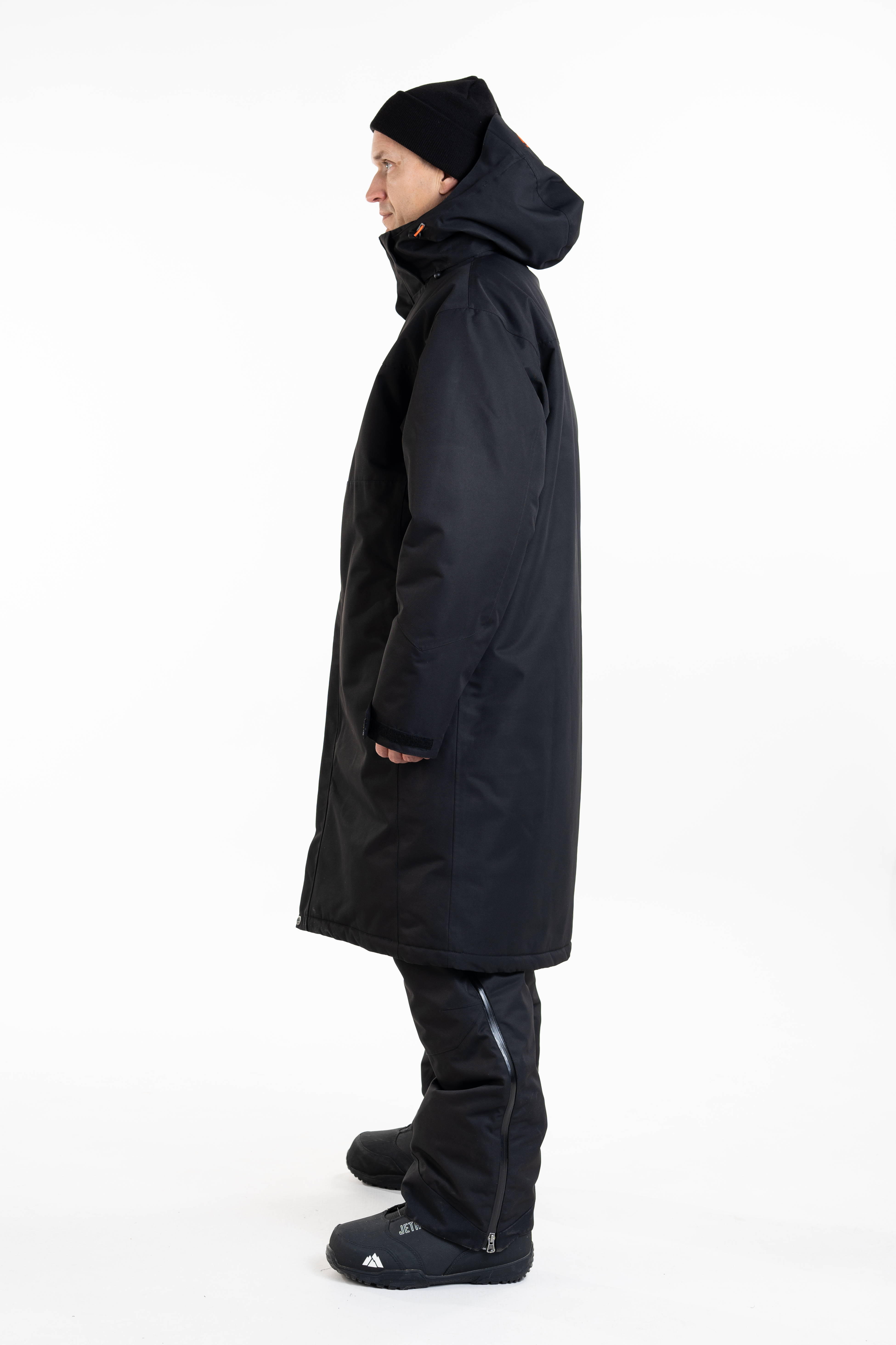 Jethwear PIT COAT - Black / Orange - 3