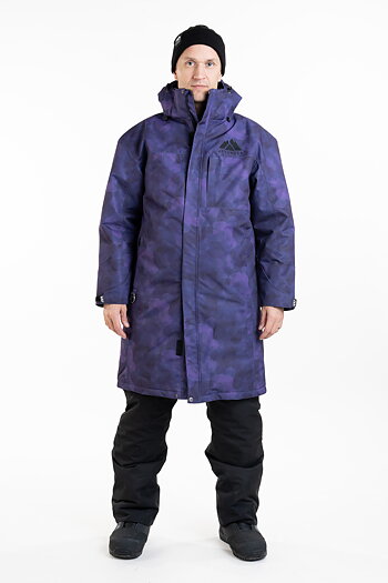 Jethwear PIT COAT - Purple TieDye