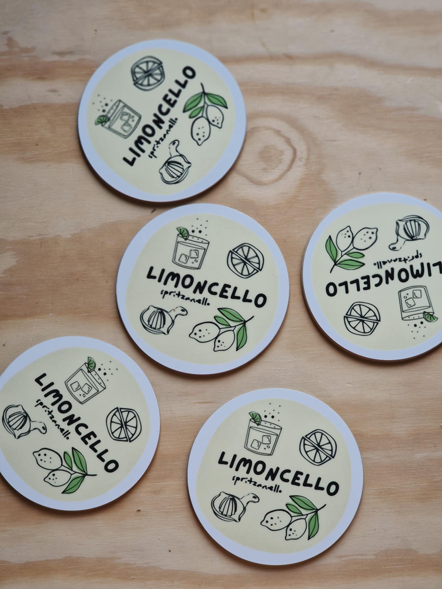 Glasunderlägg "Limoncello spritzanello"