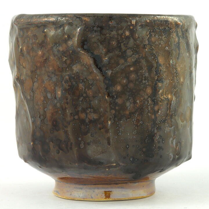 イサク・イサクソン  一点もの 茶色のボウル  茶碗  (9cm)  2000年代  #33