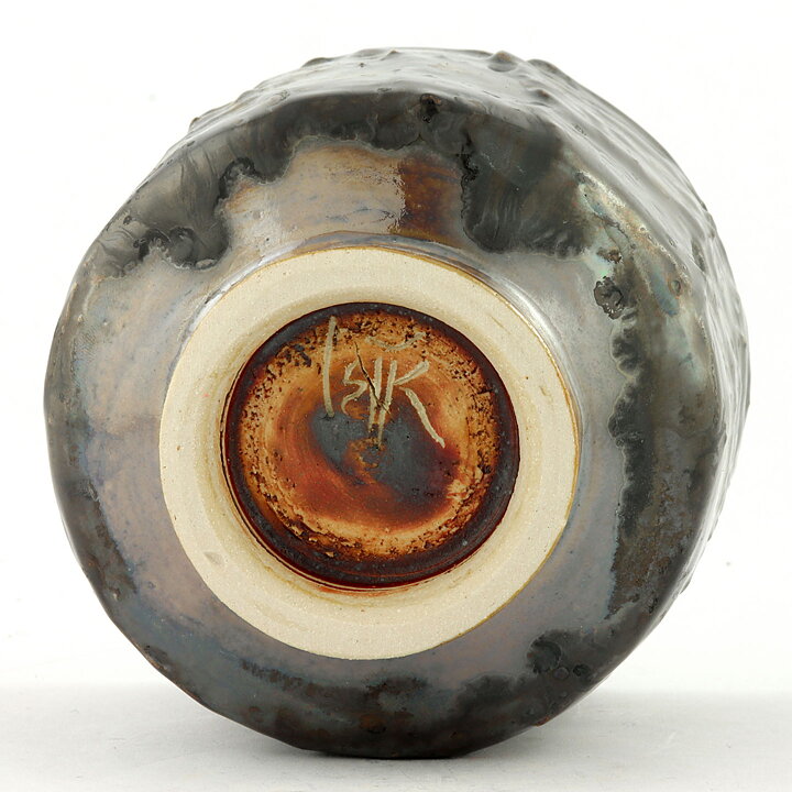 イサク・イサクソン  一点もの 茶色のボウル  茶碗  (9cm)  2000年代  #33